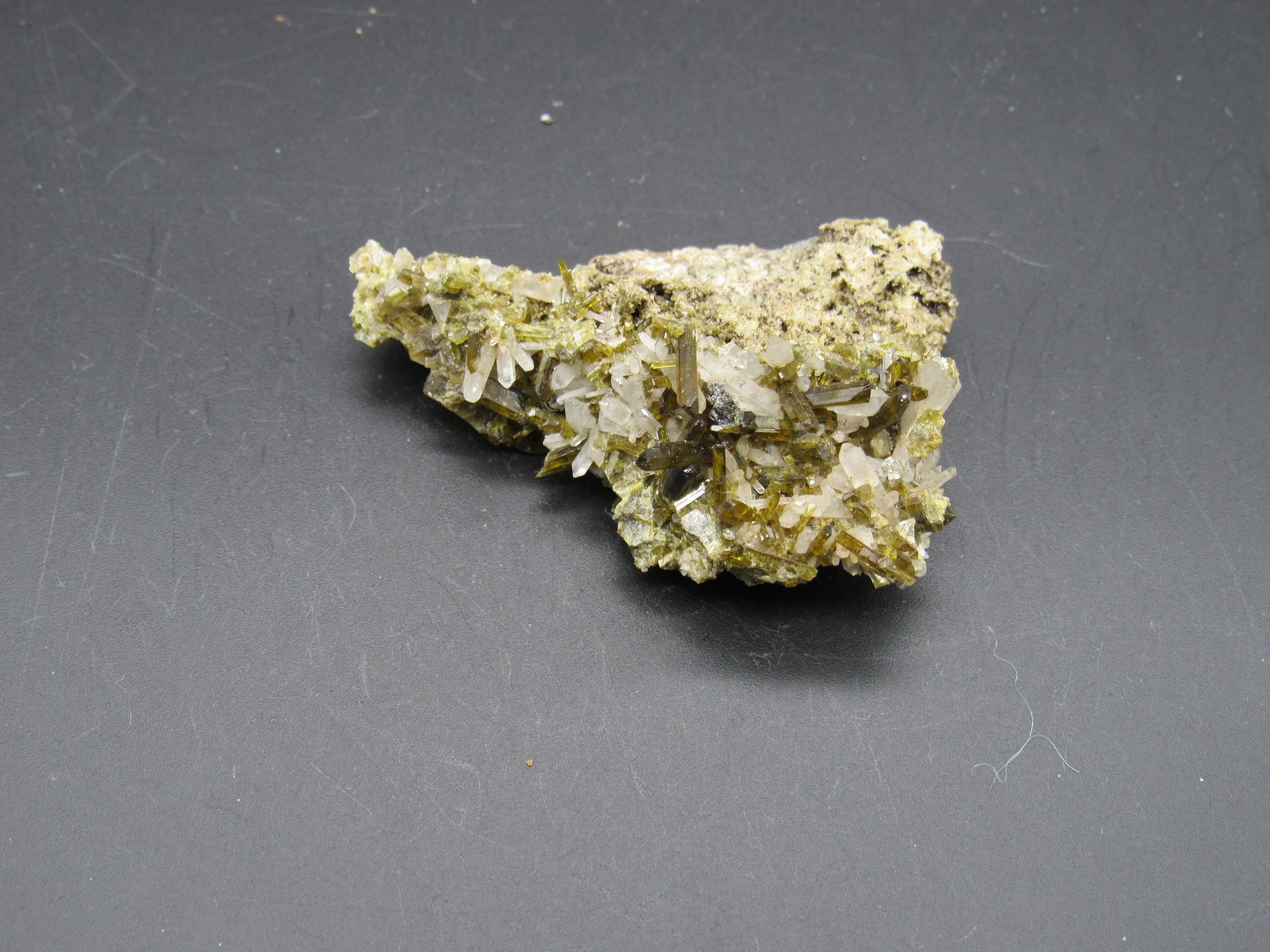 Epidote & Quartz  -  Peru