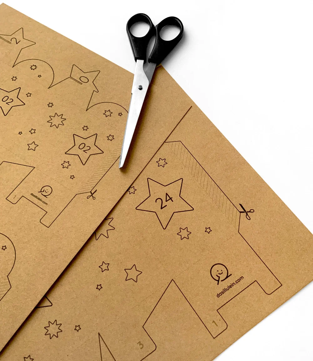 DIY Advent Calendar – Free Template — Das Illulein