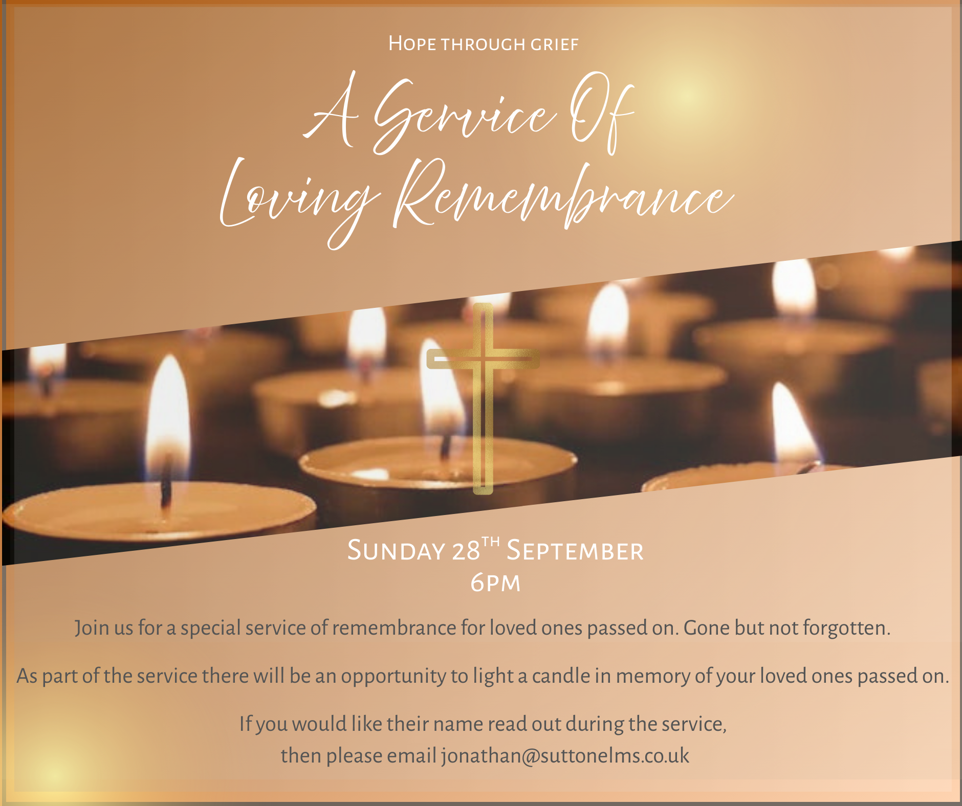Hope Through Grief: A Service of Loving Remembrance