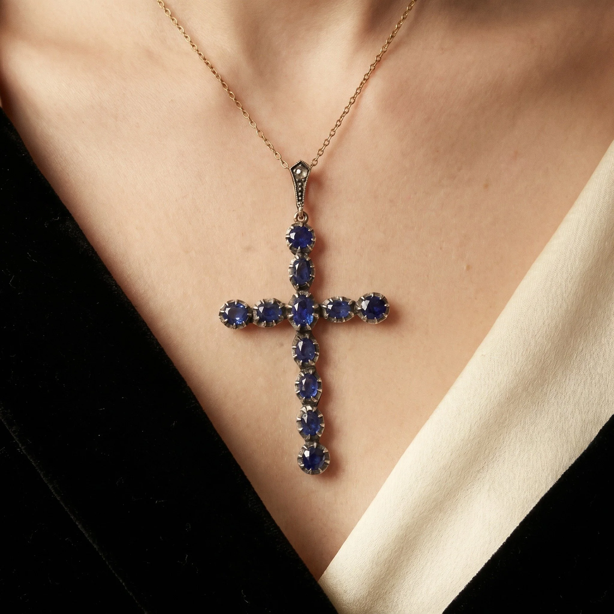 Victorian Sapphire Cross Pendant.jpg