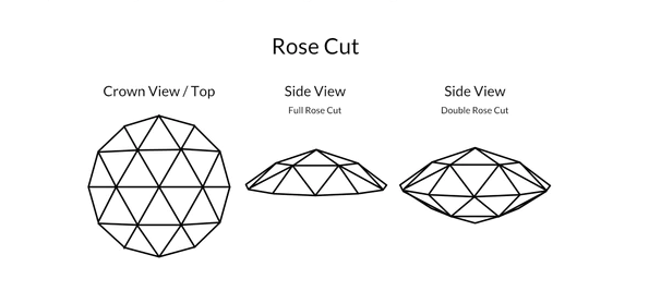 What Is a rose-cut diamond? Understanding the Basics — Mozeris Fine ...