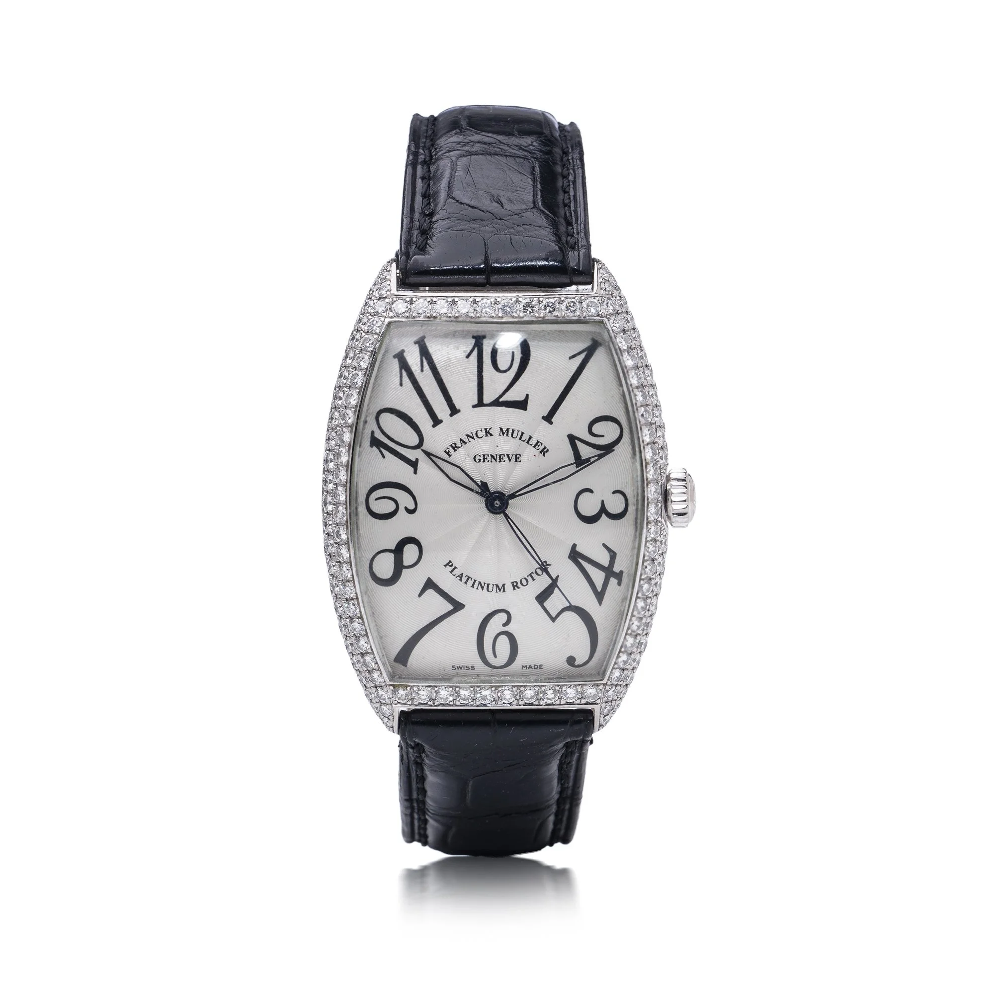 Franck Muller 6850 SC D – 18kt White Gold with Factory Diamond Bezel