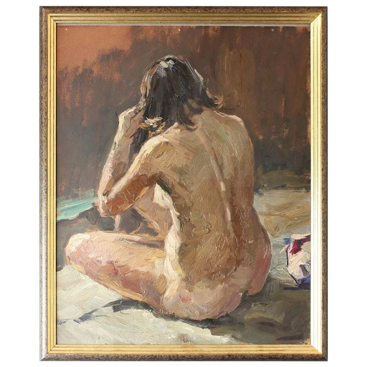 Vintage Oil Painting by Vladimir Stozharov