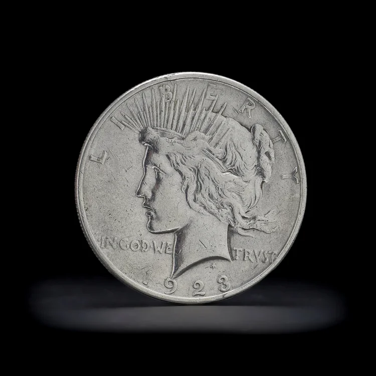 Vintage 1923 Peace Silver D Dollar