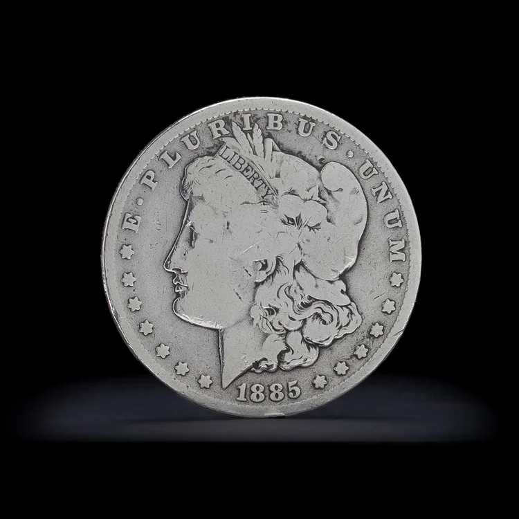 Antique 1885 Morgan O Dollar, New Orleans