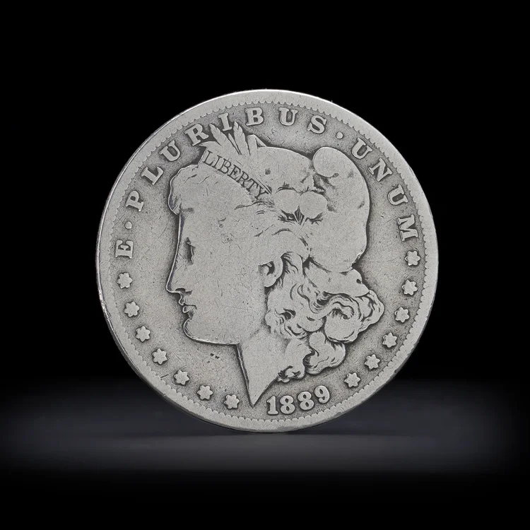 Antique 1889 O Morgan dollar