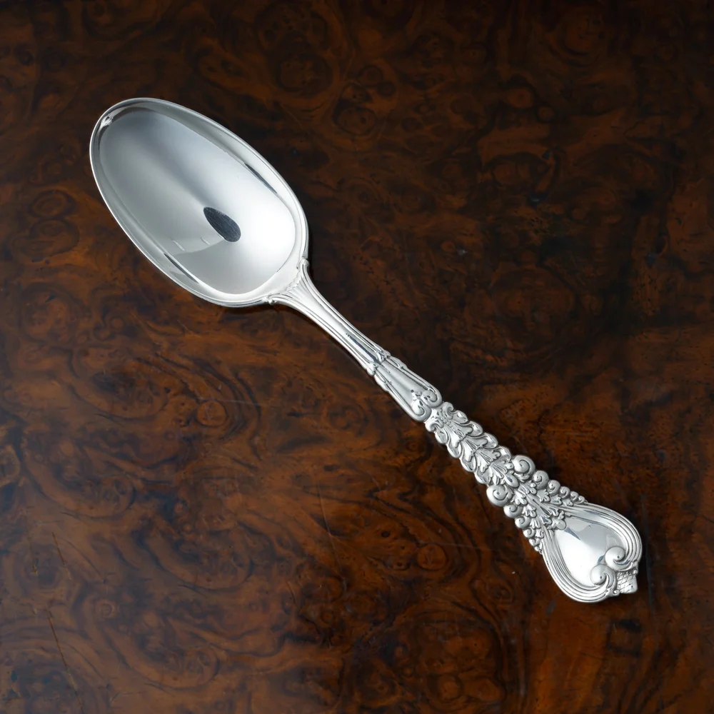 Tiffany silver Florentine teaspoon — Mozeris Fine Antiques