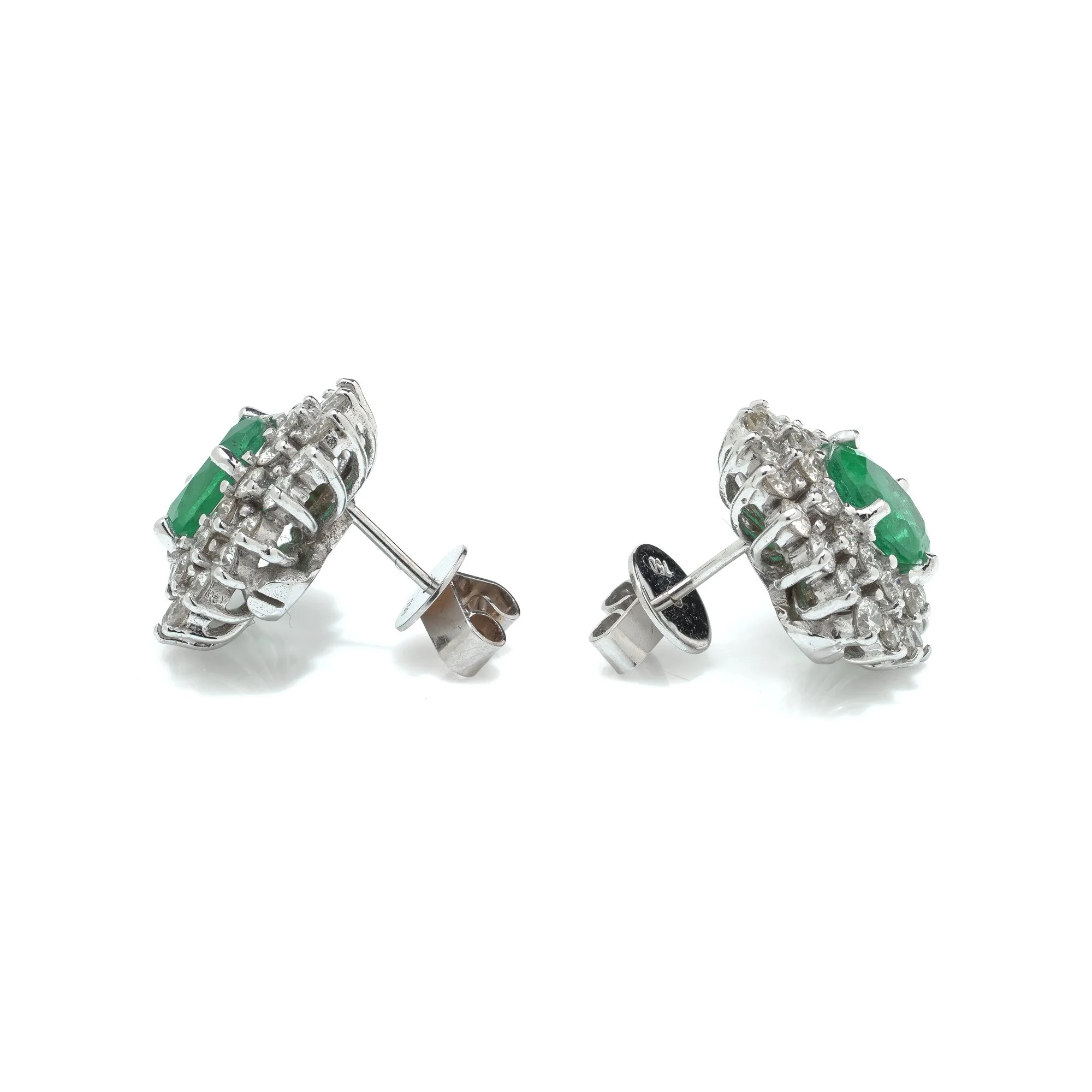 vintage-18kt-white-gold-emerald-and-diamond-cluster-earrings-03-Mozeris-Fine-Antiques.jpg