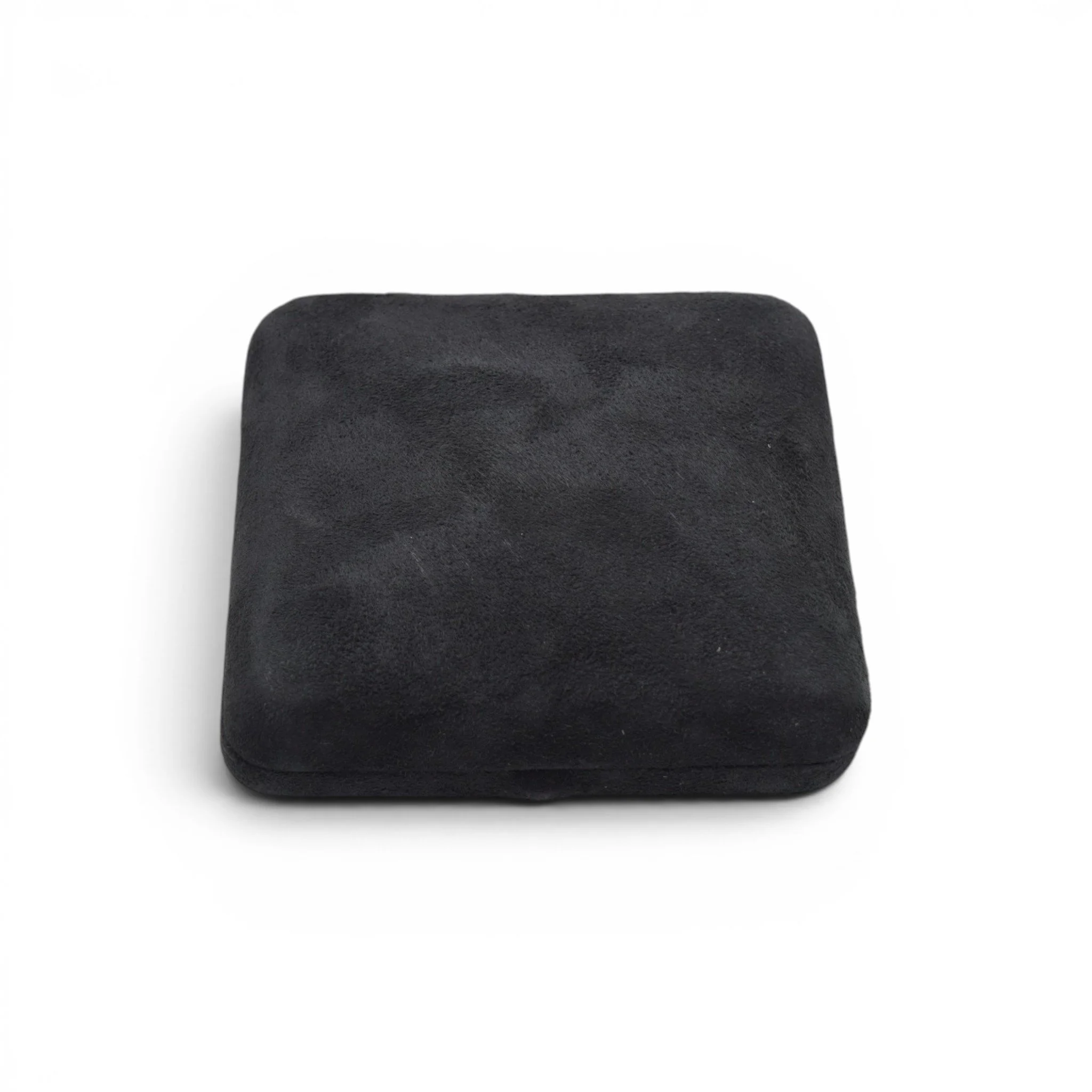 Vintage Graff London Black Leather Jewellery Box, Circa 1970s to 1990s