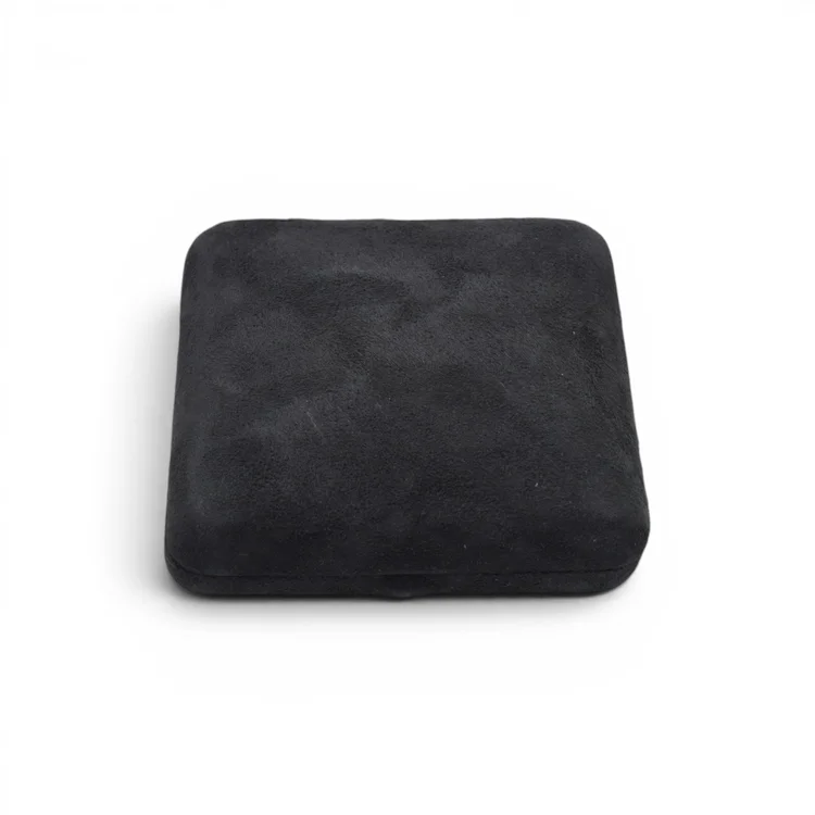 Vintage Graff London Black Leather Jewellery Box, Circa 1970s to 1990s