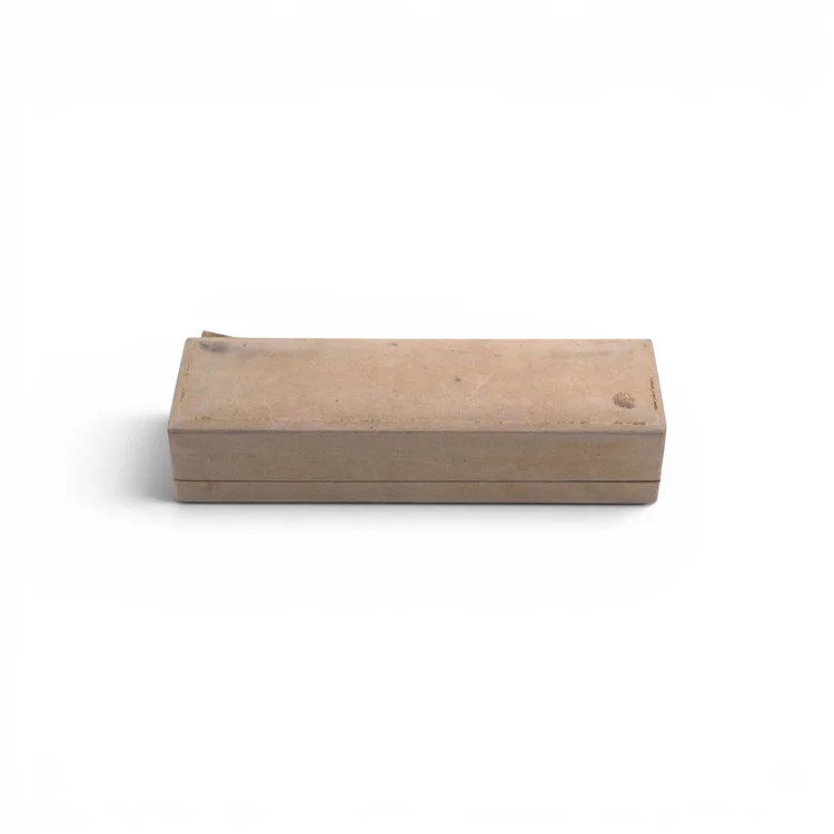 Vintage W.D. Webb, Greenwich Watch Box, Suede Covered, Circa 1930s to 1950s