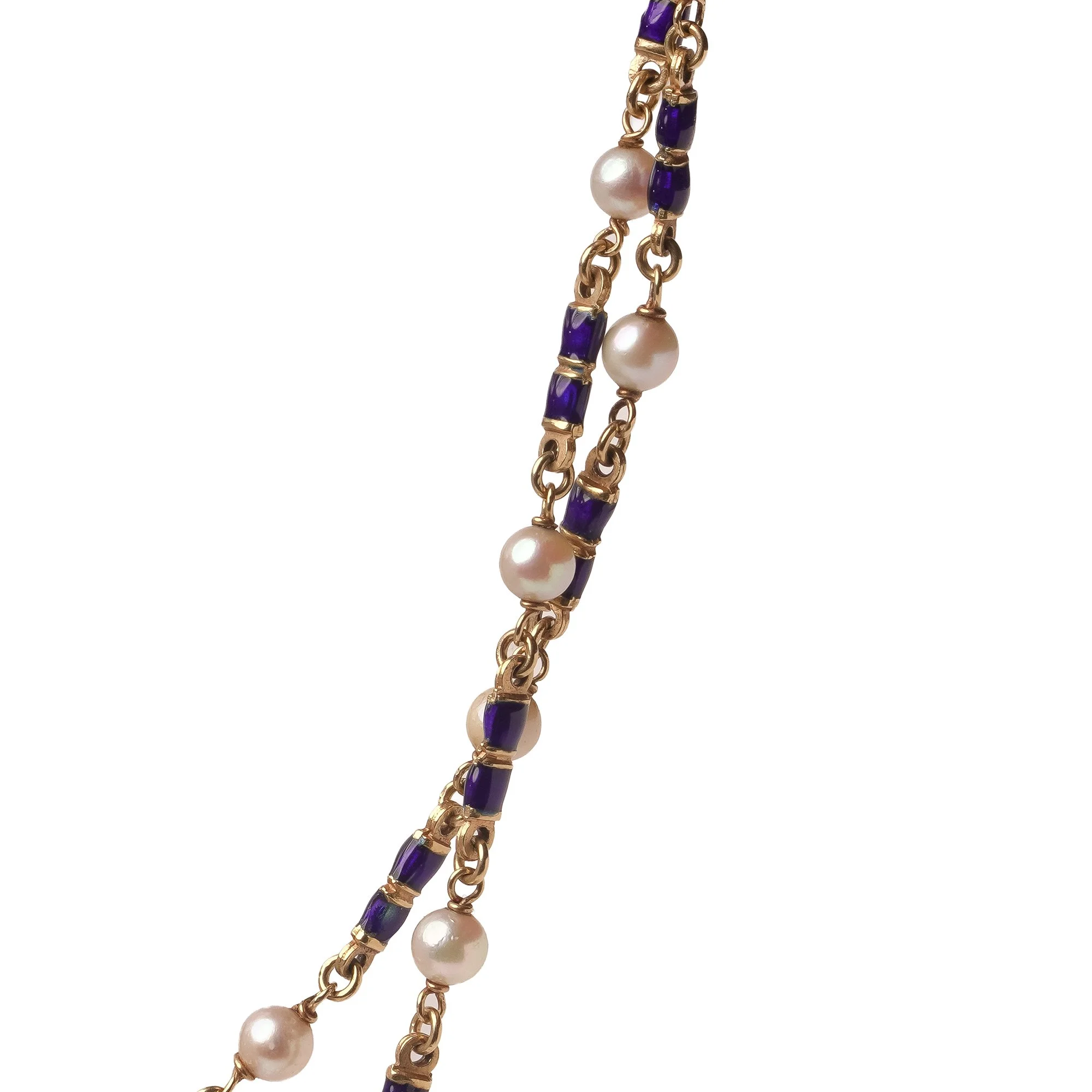 18kt-gold-blue-enamel-seed-pearl-guard-chain-necklace-05-Mozeris-Fine-Antiques.jpg