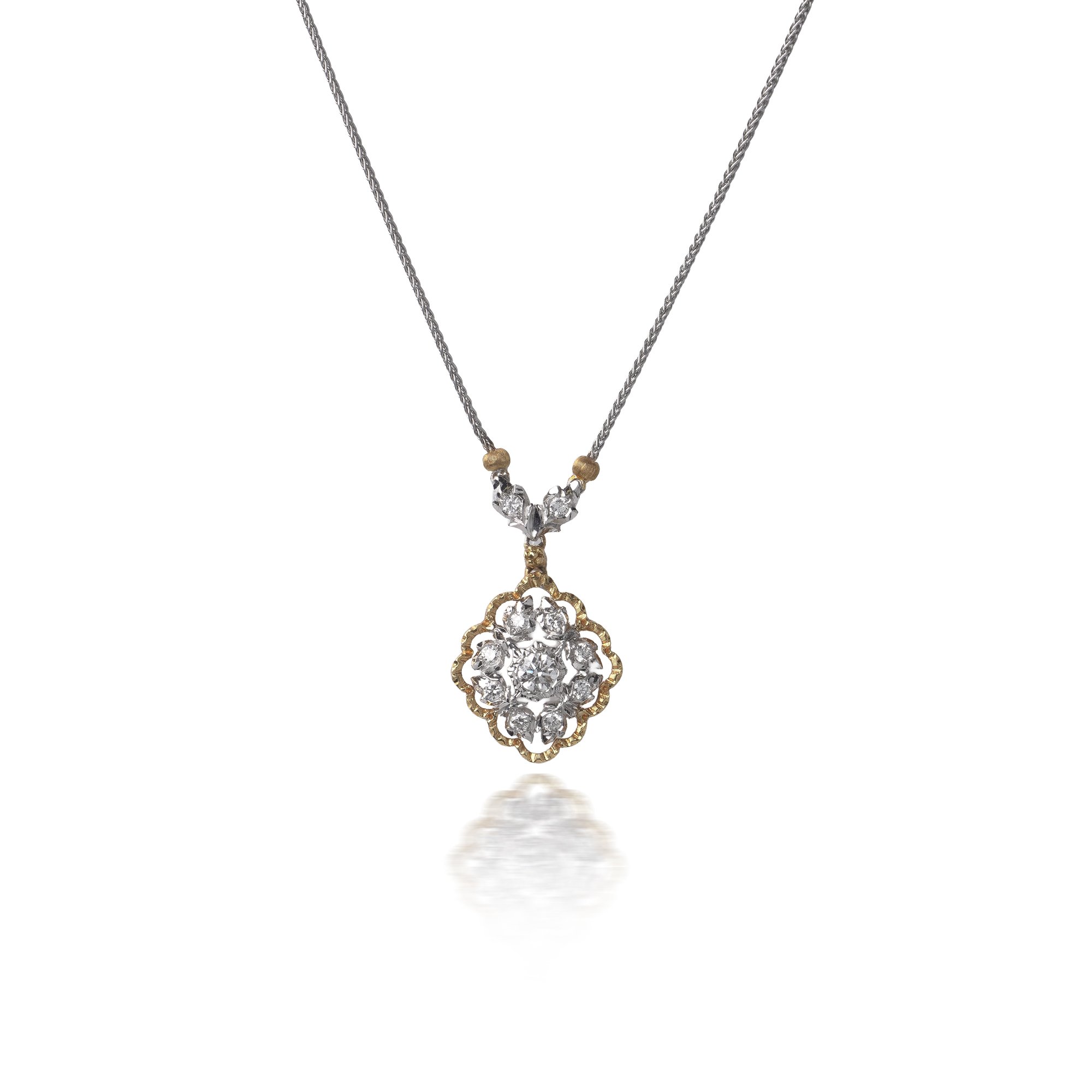vintage-mario-buccellati-18kt-gold-diamond-floral-pendant-necklace-02-Mozeris-Fine-Antiques.jpg