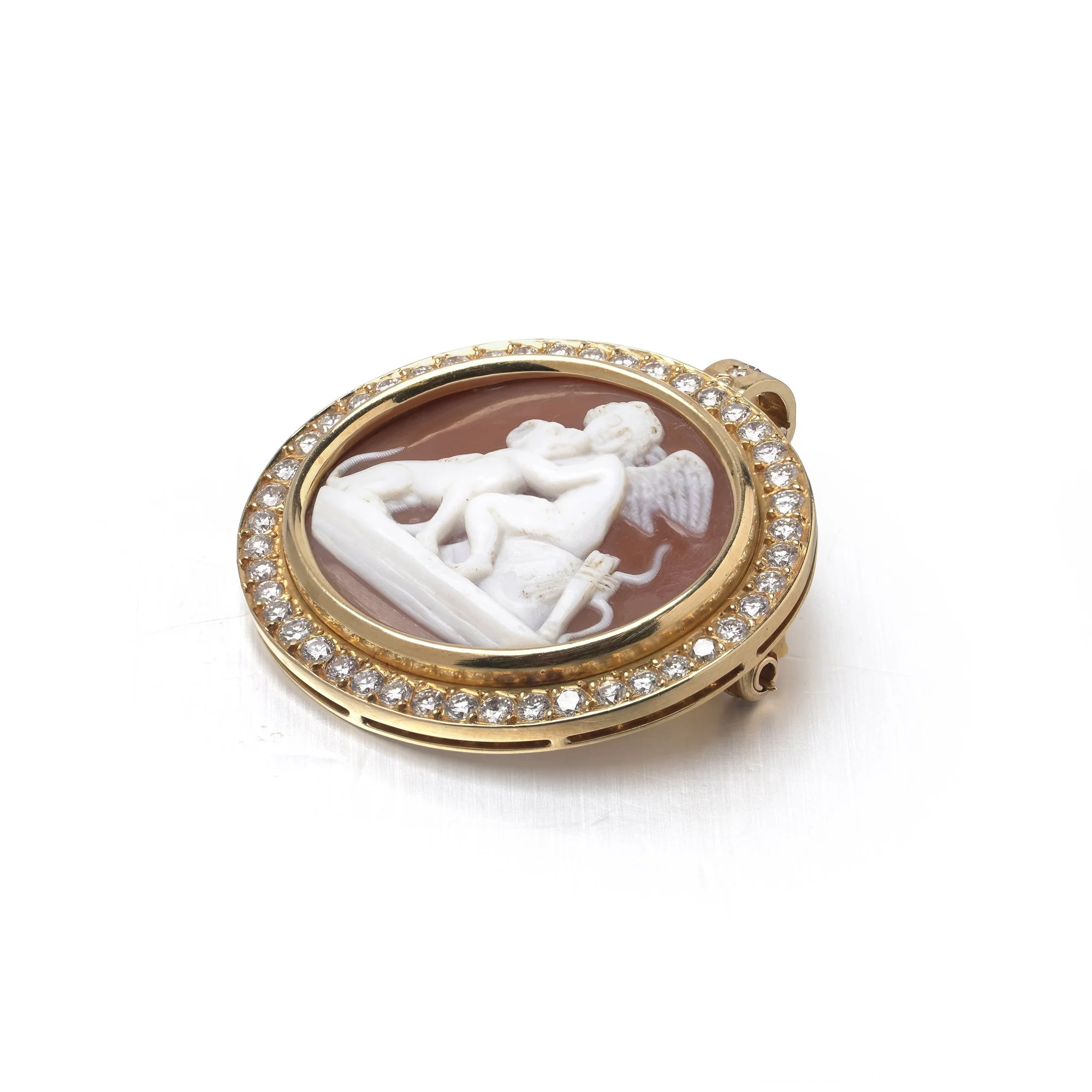 victorian-shell-cameo-cupid-hound-diamond-18kt-gold-pendant-brooch-03-Mozeris-Fine-Antiques.jpg