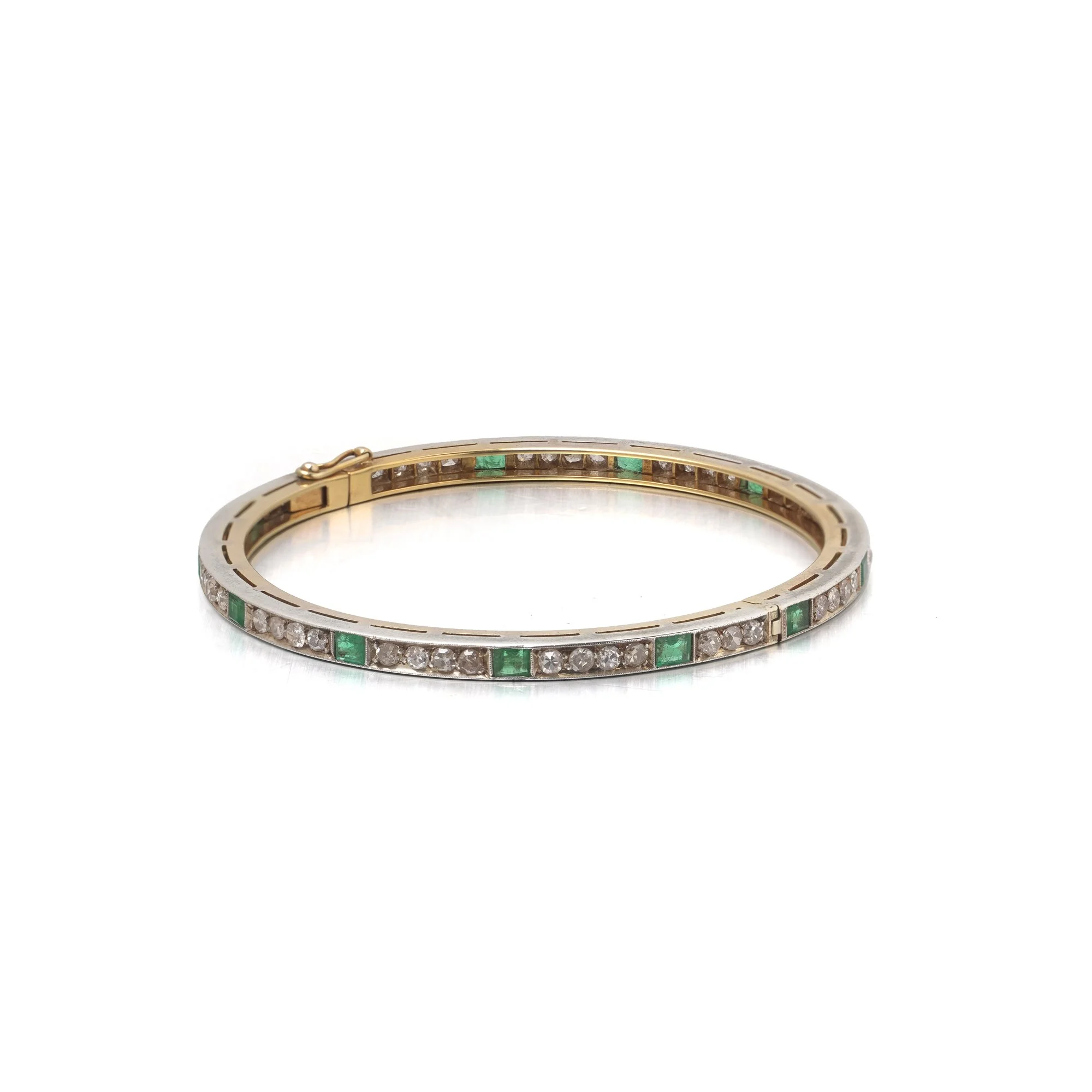 victorian-silver-topped-18kt-gold-emerald-rose-cut-diamond-bangle-02-Mozeris-Fine-Antiques.jpg