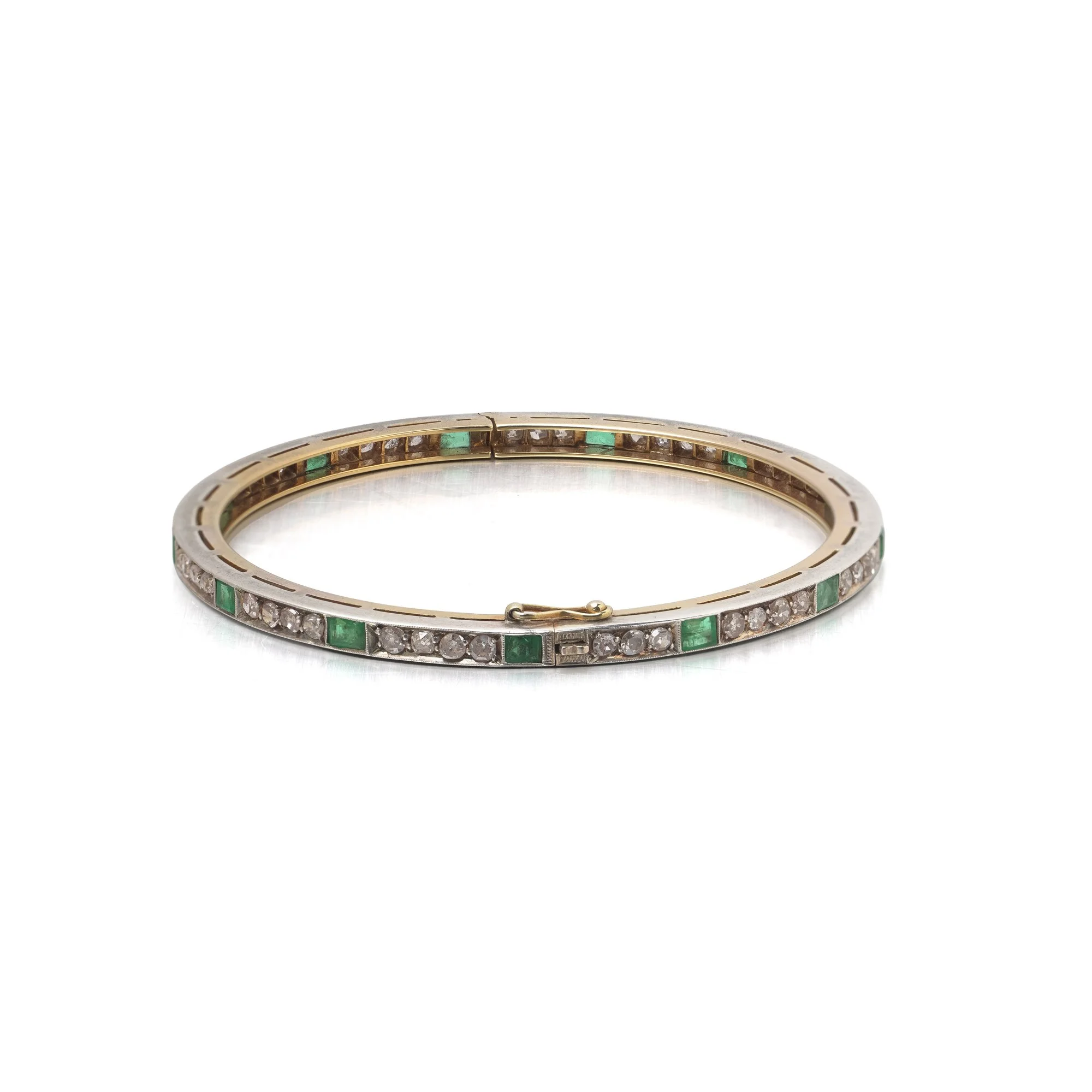 victorian-silver-topped-18kt-gold-emerald-rose-cut-diamond-bangle-03-Mozeris-Fine-Antiques.jpg