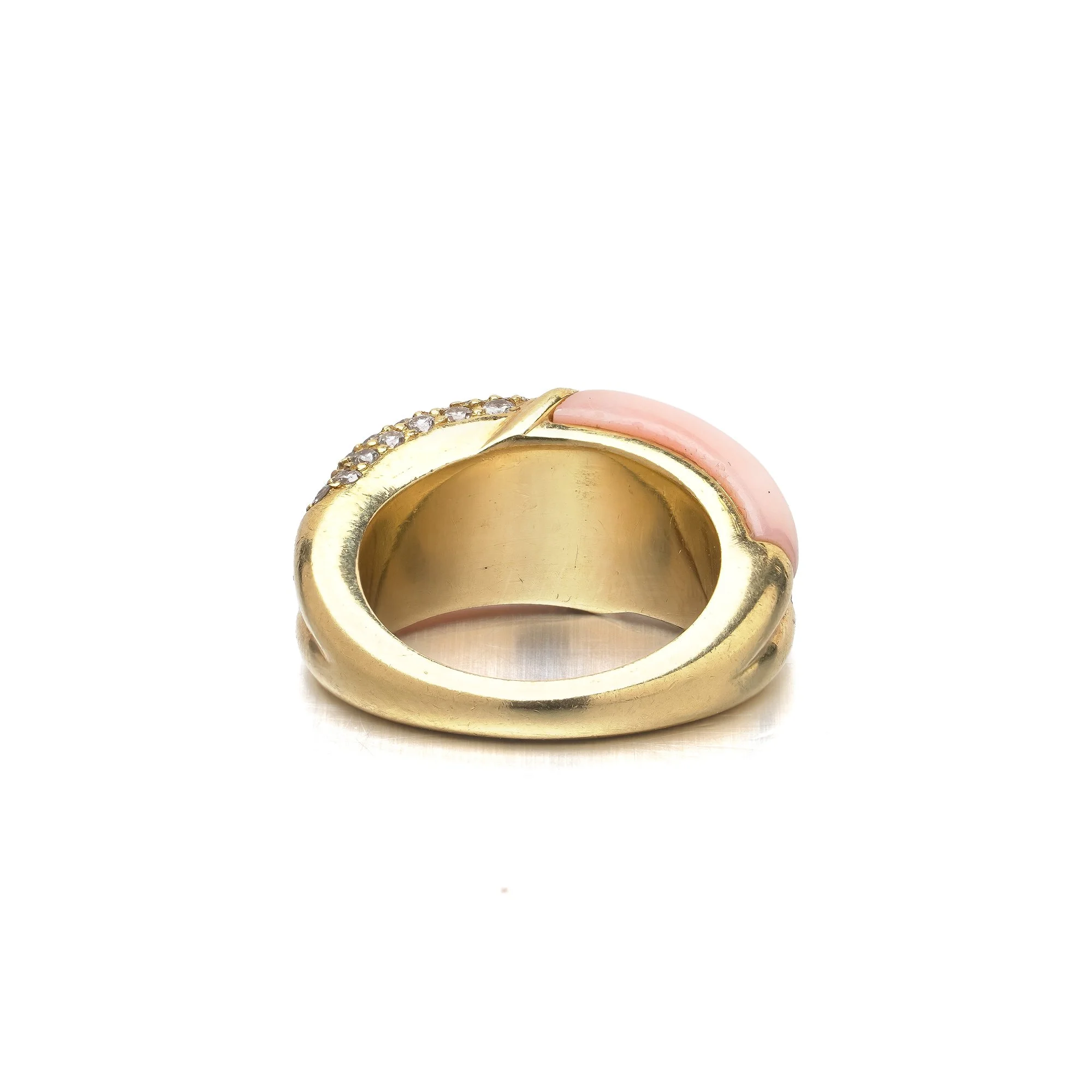 vintage-18kt-gold-angel-skin-coral-diamond-bombe-ring-03-Mozeris-Fine-Antiques.jpg