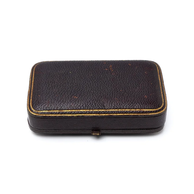Antique Hamilton & Inches Edinburgh Brooch and Earring Box