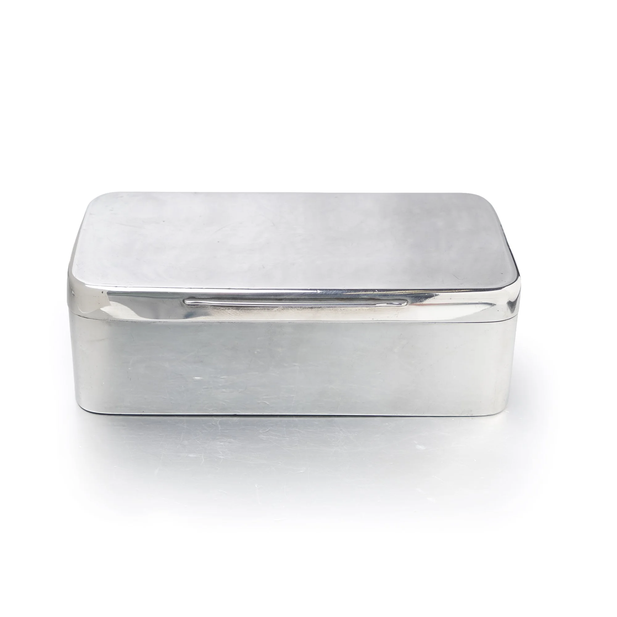 Victorian Sterling Silver Sandwich Box by Frederic Purnell, London 1881