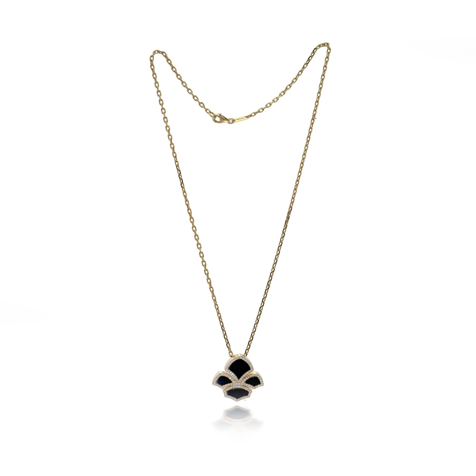 chatila-18ct-gold-diamond-onyx-pendant-necklace-03-Mozeris-Fine-Antiques.jpg
