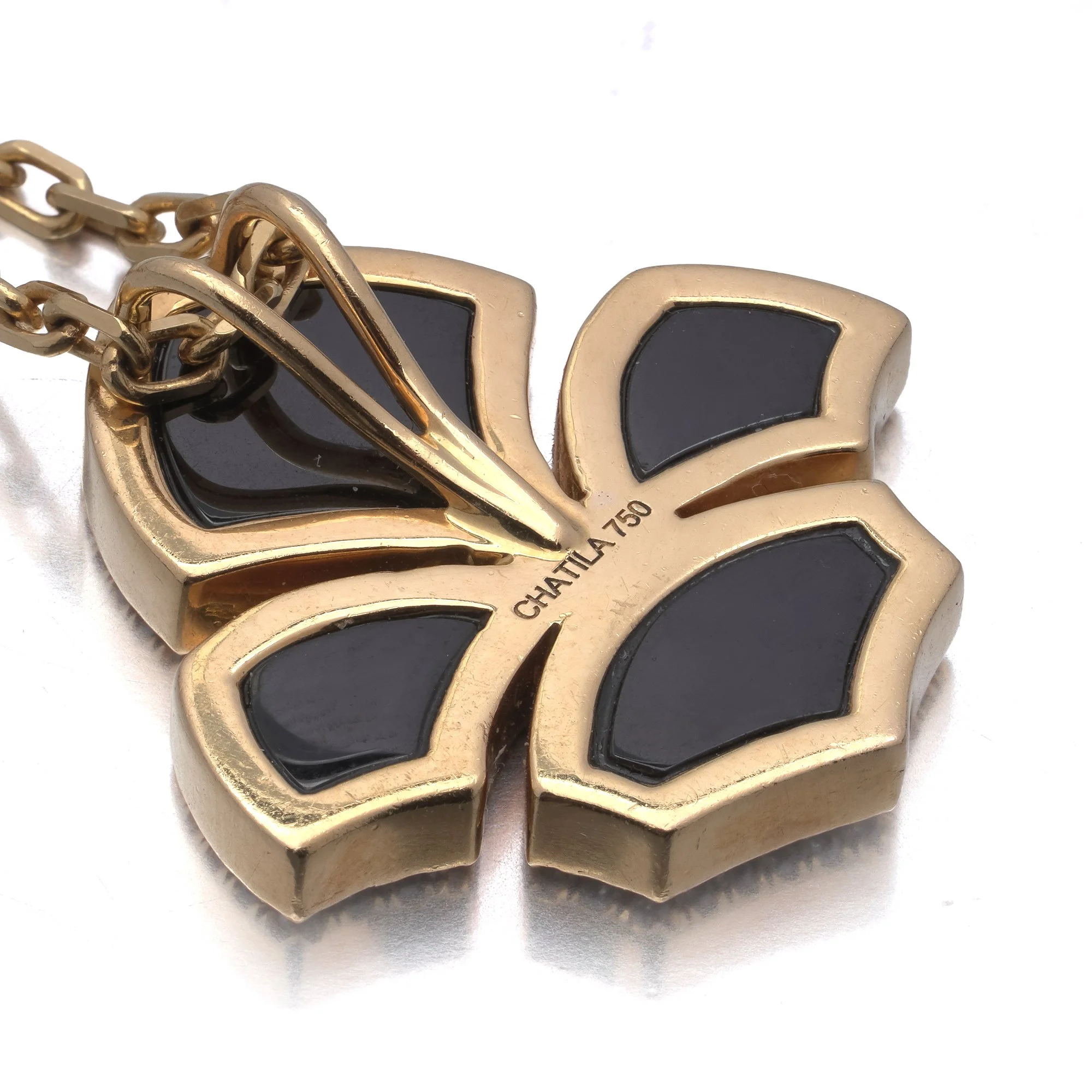 chatila-18ct-gold-diamond-onyx-pendant-necklace-05-Mozeris-Fine-Antiques.jpg