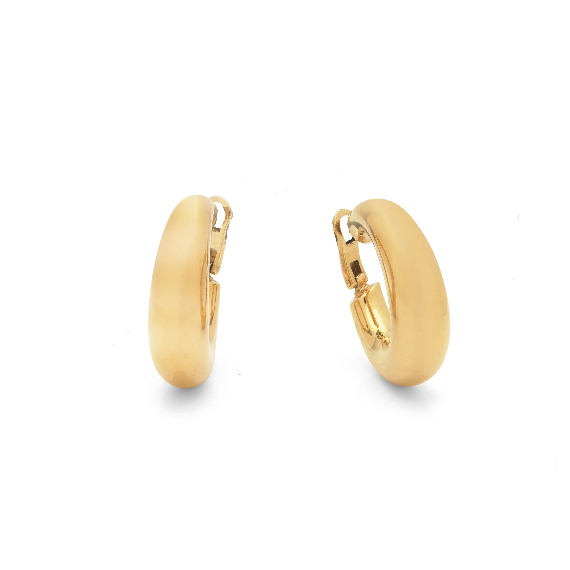 Chaumet 18KT Gold Hoop Earrings
