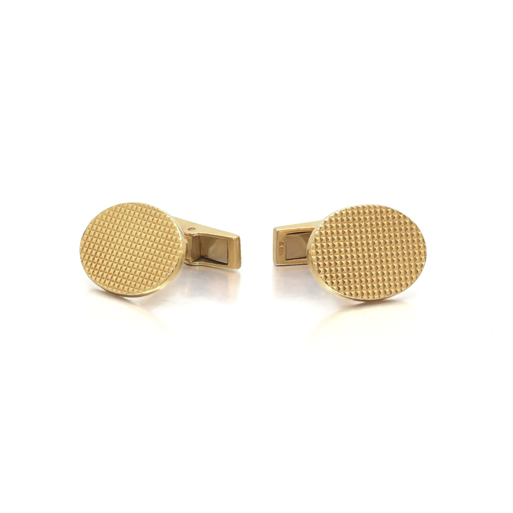 Kutchinsky 18KT Gold Cufflinks, Vintage London 1970s