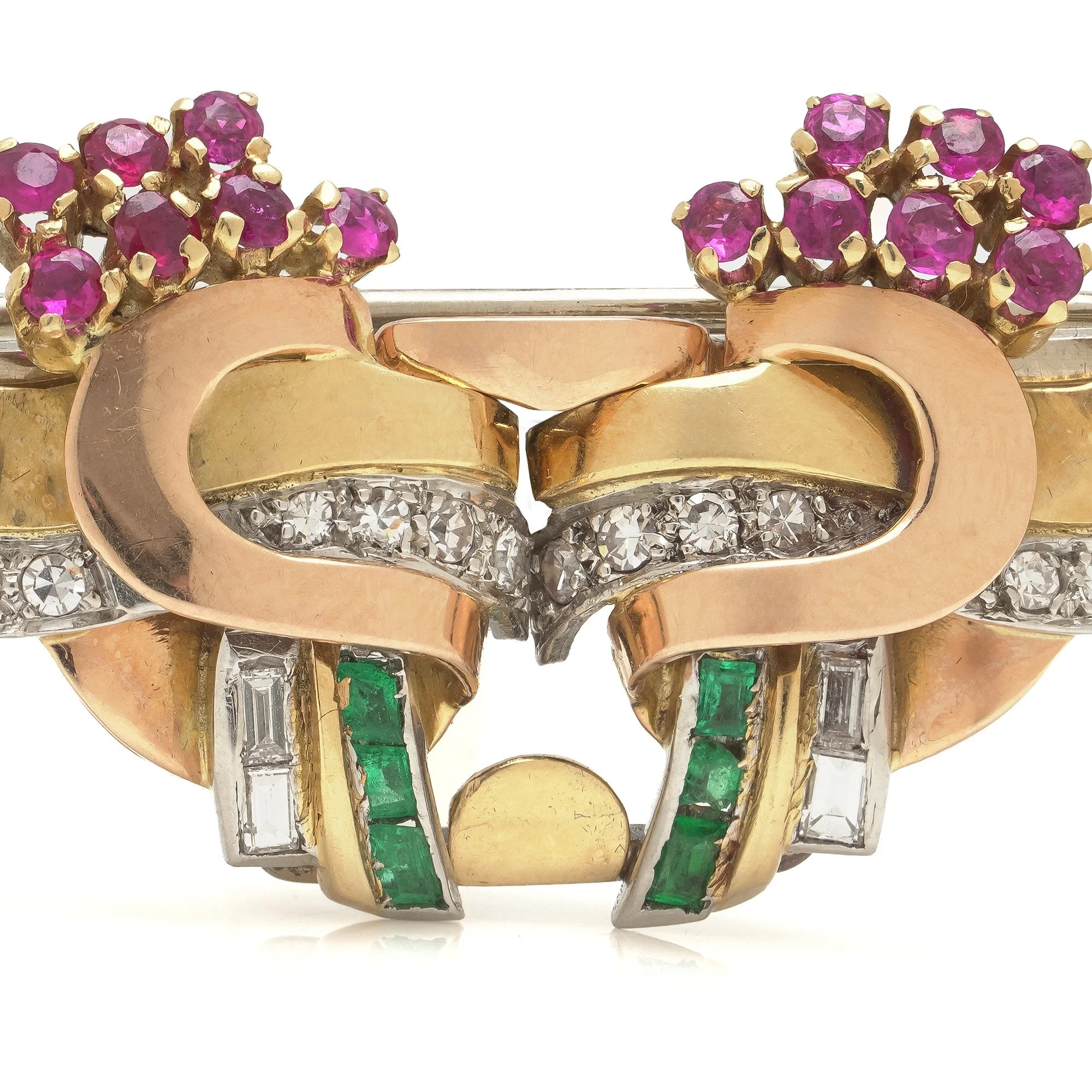 retro-ruby-emerald-diamond-double-clip-brooch-18kt-gold-02-Mozeris-Fine-Antiques.jpg