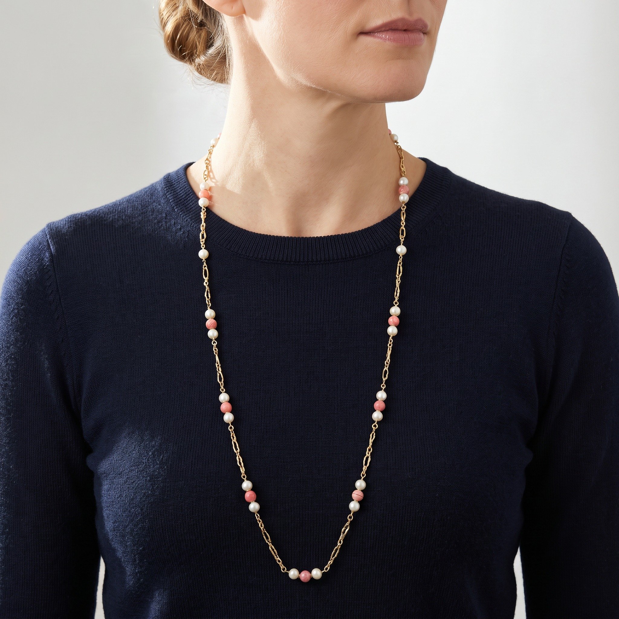 stuart-devlin-18kt-gold-coral-pearl-figural-link-necklace-london-1970s-02-worn-Mozeris-Fine-Antiques.jpg