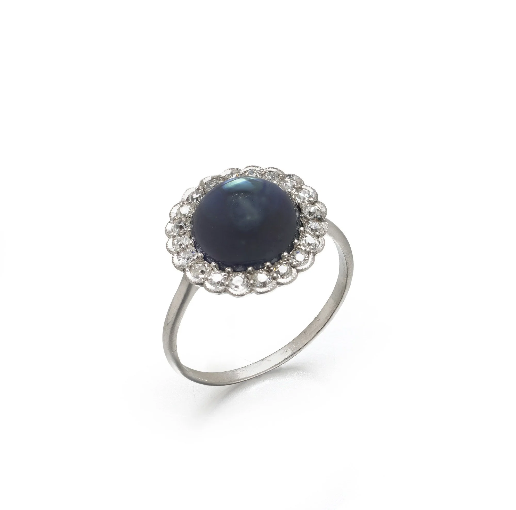 art-deco-platinum-cabochon-sapphire-diamond-cluster-ring-4-00-ct-07-Mozeris-Fine-Antiques.jpg