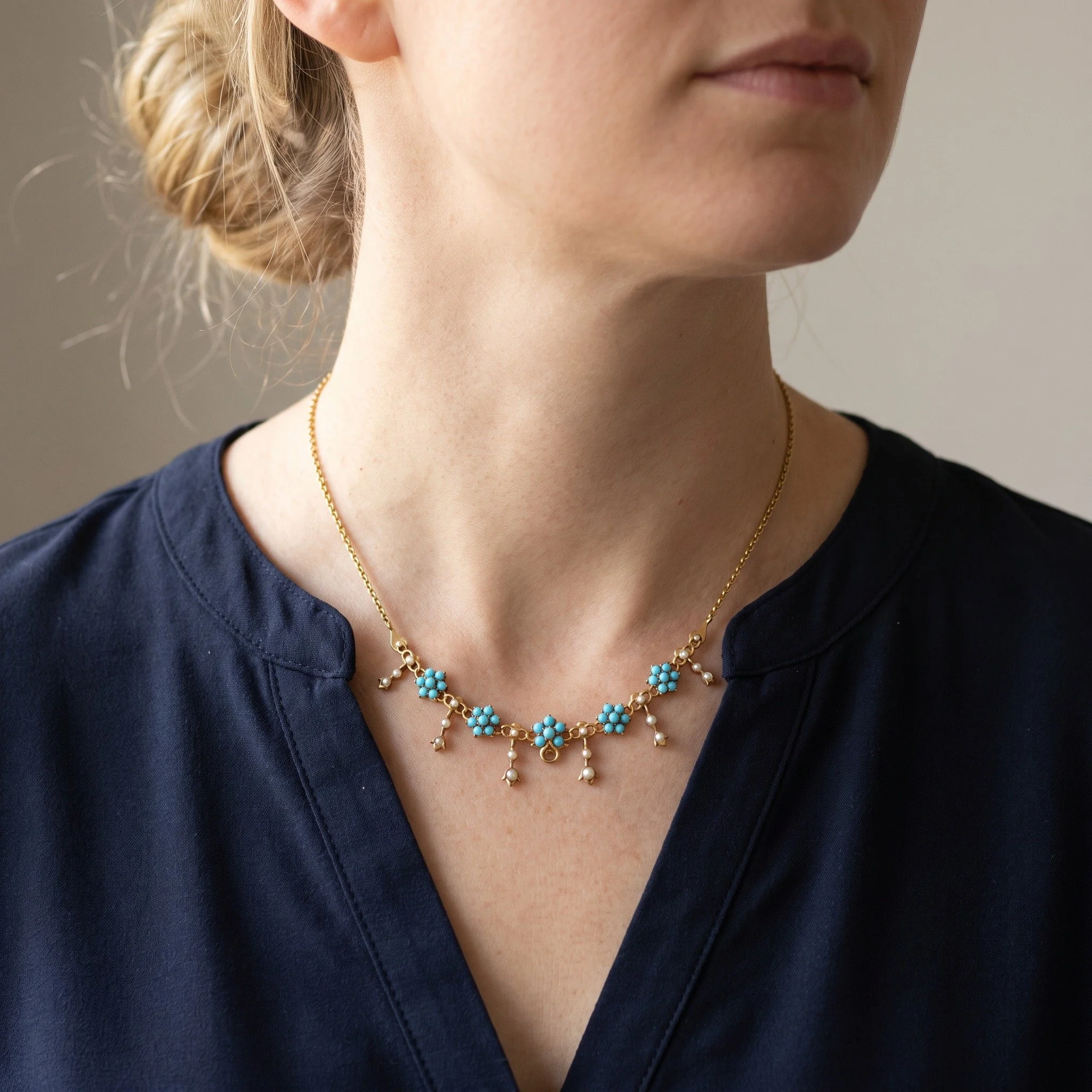 victorian-15kt-gold-turquoise-natural-pearl-necklace-02-worn-Mozeris-Fine-Antiques.jpg