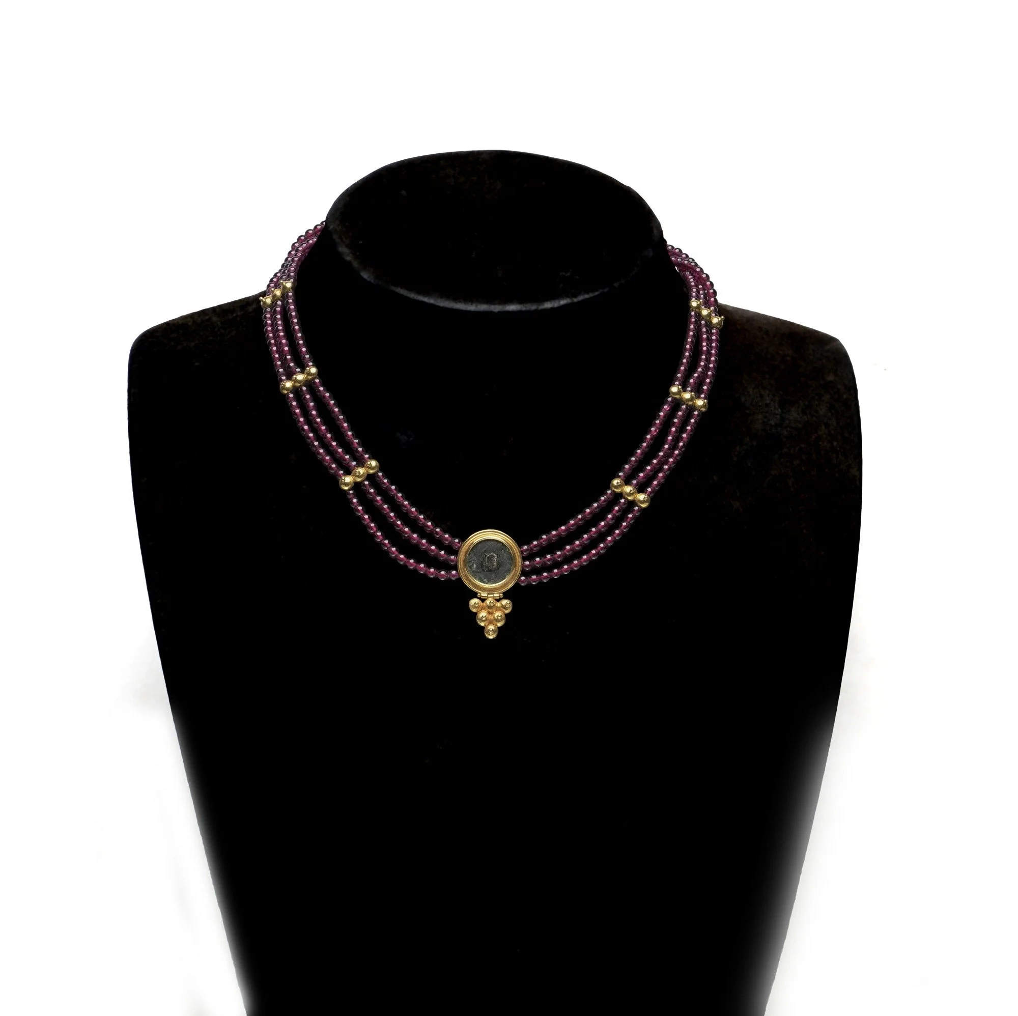 ancient-roman-coin-20kt-gold-multi-strand-bead-necklace-05-Mozeris-Fine-Antiques.jpg