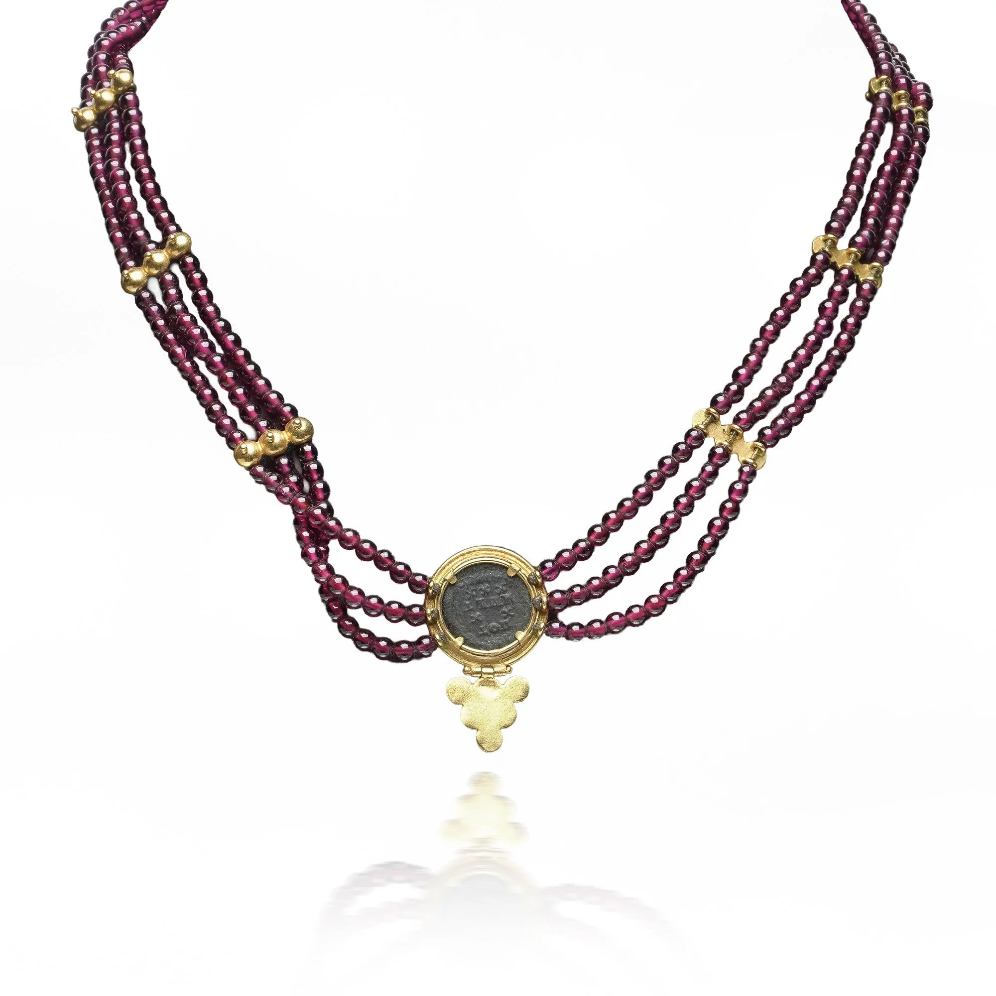 ancient-roman-coin-20kt-gold-multi-strand-bead-necklace-08-Mozeris-Fine-Antiques.jpg