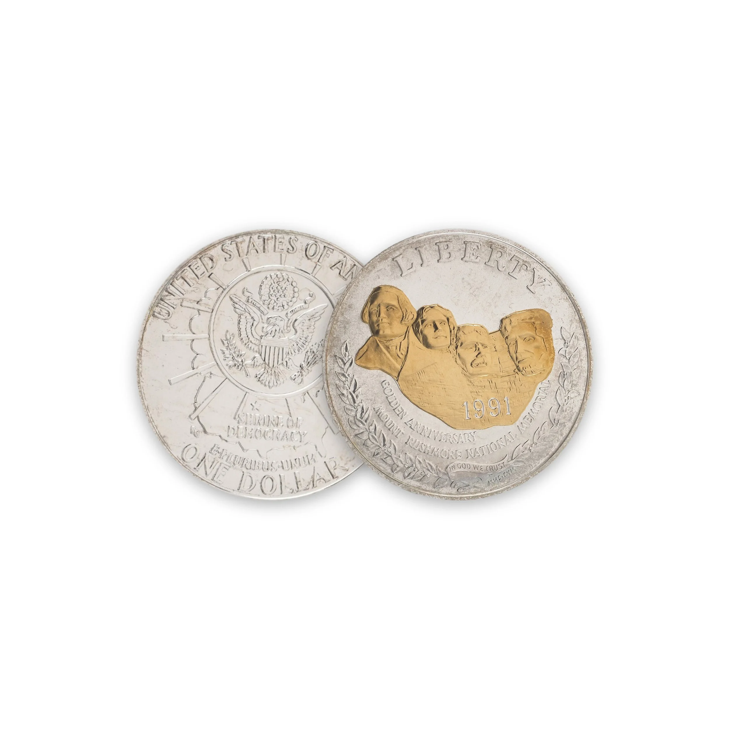 mount-rushmore-1991-gold-highlighted-silver-dollar-01-composite-Mozeris-Fine-Antiques.jpg