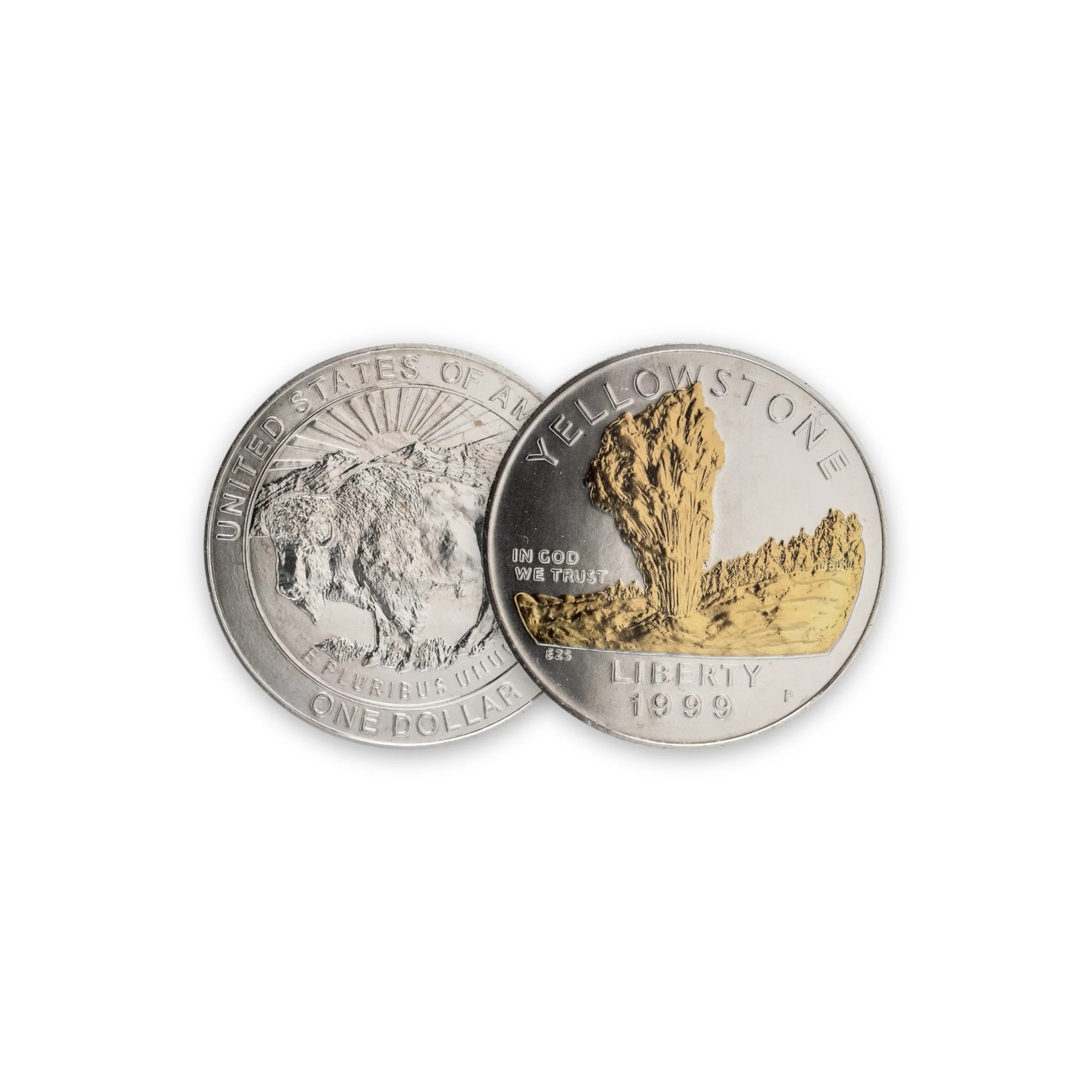 yellowstone-national-park-1999-gold-highlighted-silver-dollar-01-composite-Mozeris-Fine-Antiques.jpg