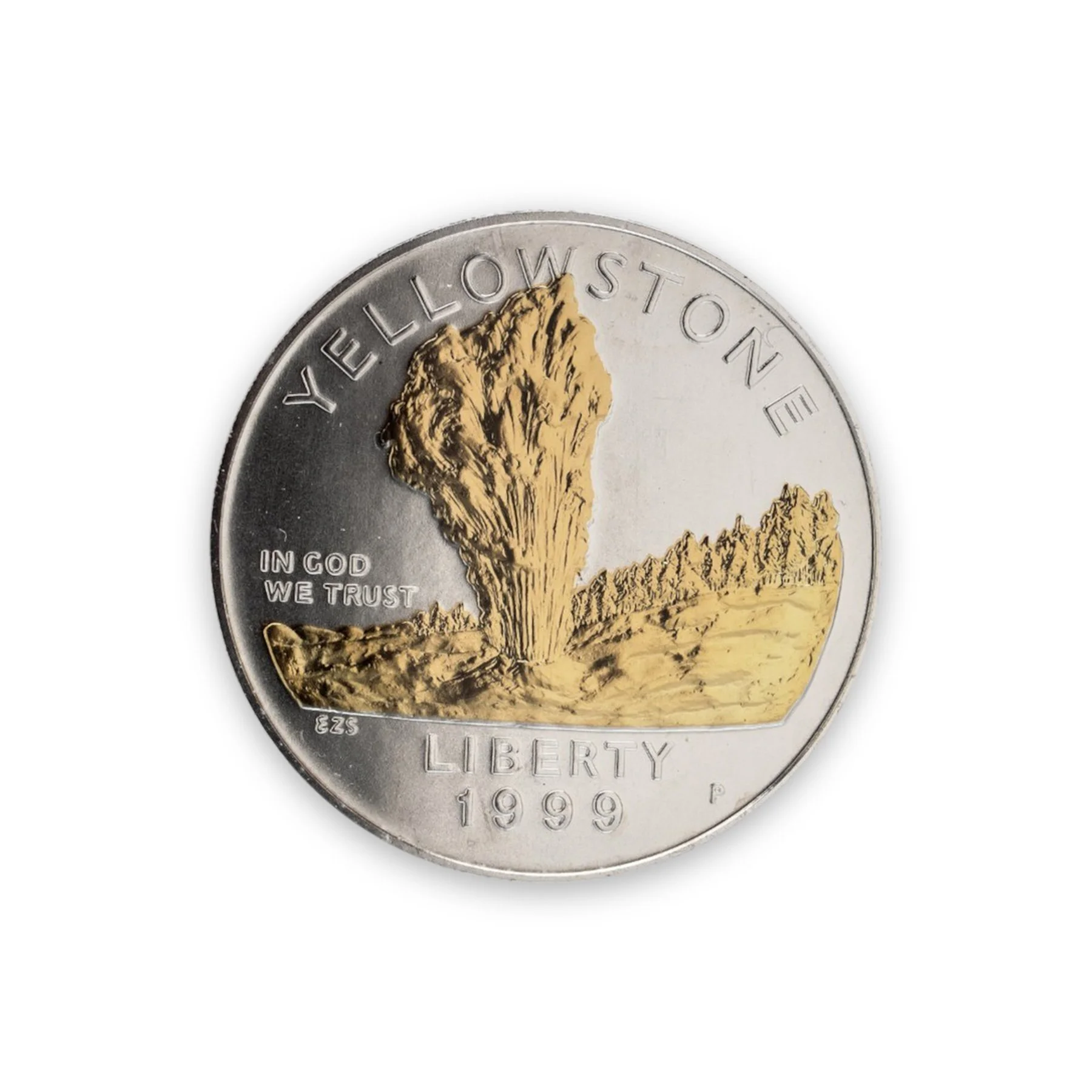 yellowstone-national-park-1999-gold-highlighted-silver-dollar-02-obverse-Mozeris-Fine-Antiques.jpg