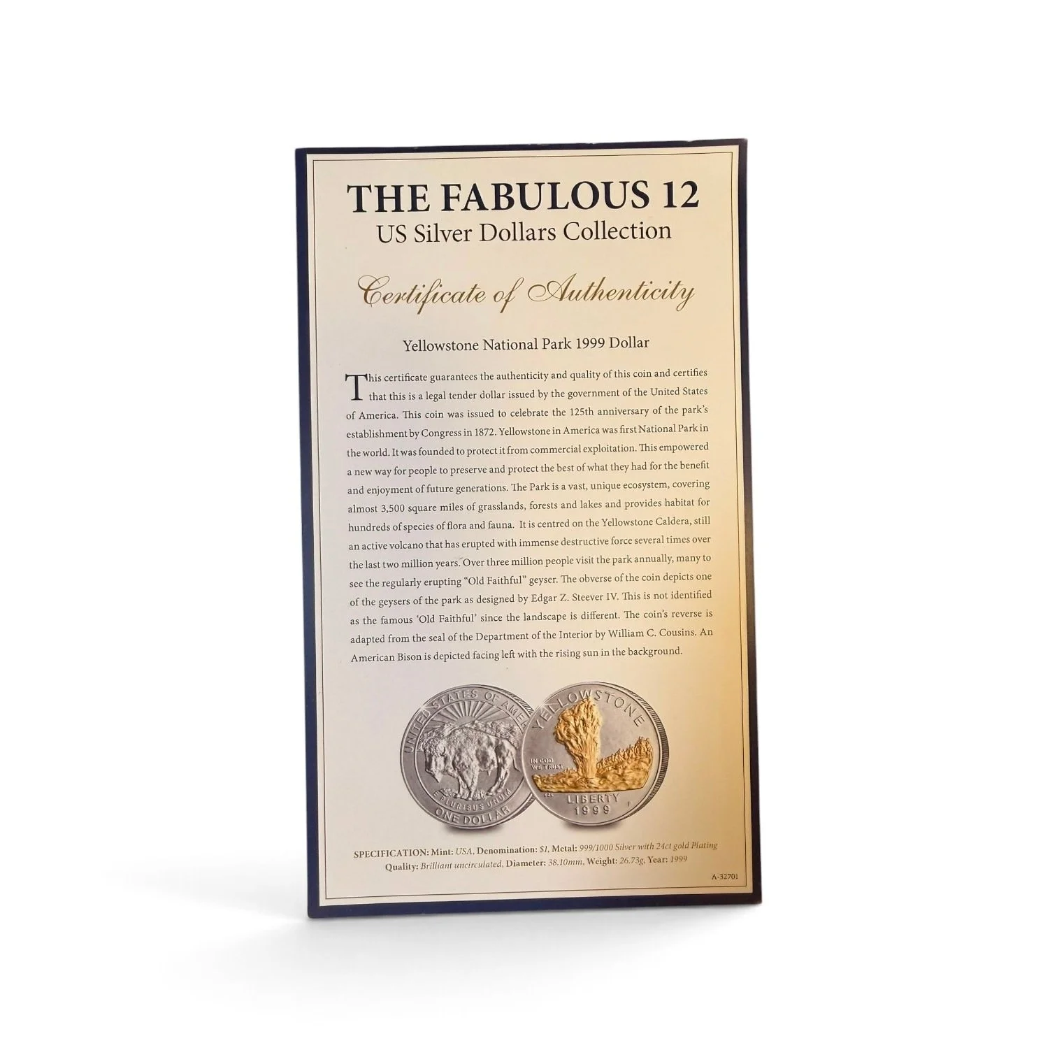 yellowstone-national-park-1999-gold-highlighted-silver-dollar-06-certificate-Mozeris-Fine-Antiques.jpg