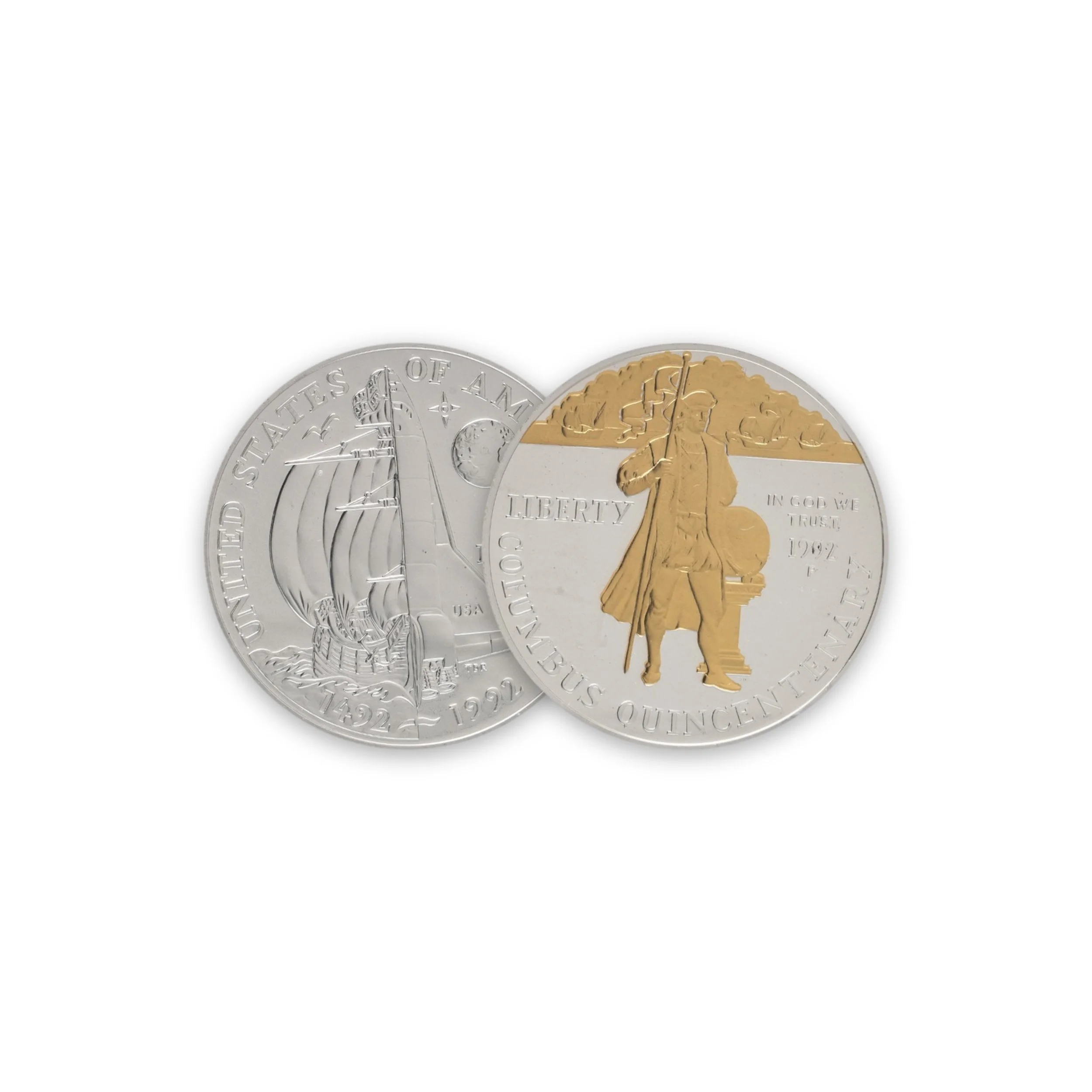 columbus-quincentenary-1992-gold-highlighted-silver-dollar-01-composite-Mozeris-Fine-Antiques.jpg