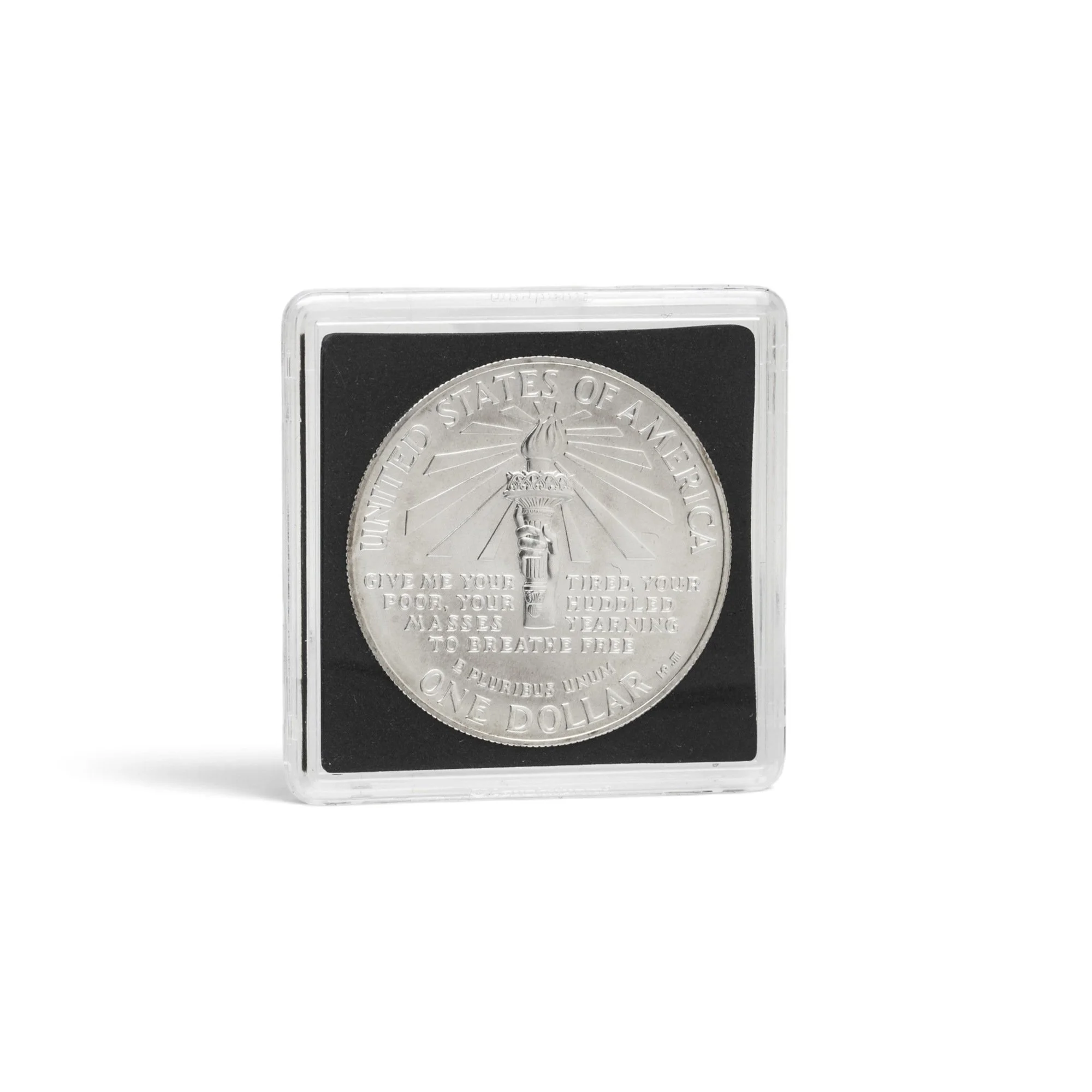 statue-of-liberty-ellis-island-1986-gold-highlighted-silver-dollar-05-second-face-in-capsule-Mozeris-Fine-Antiques.jpg