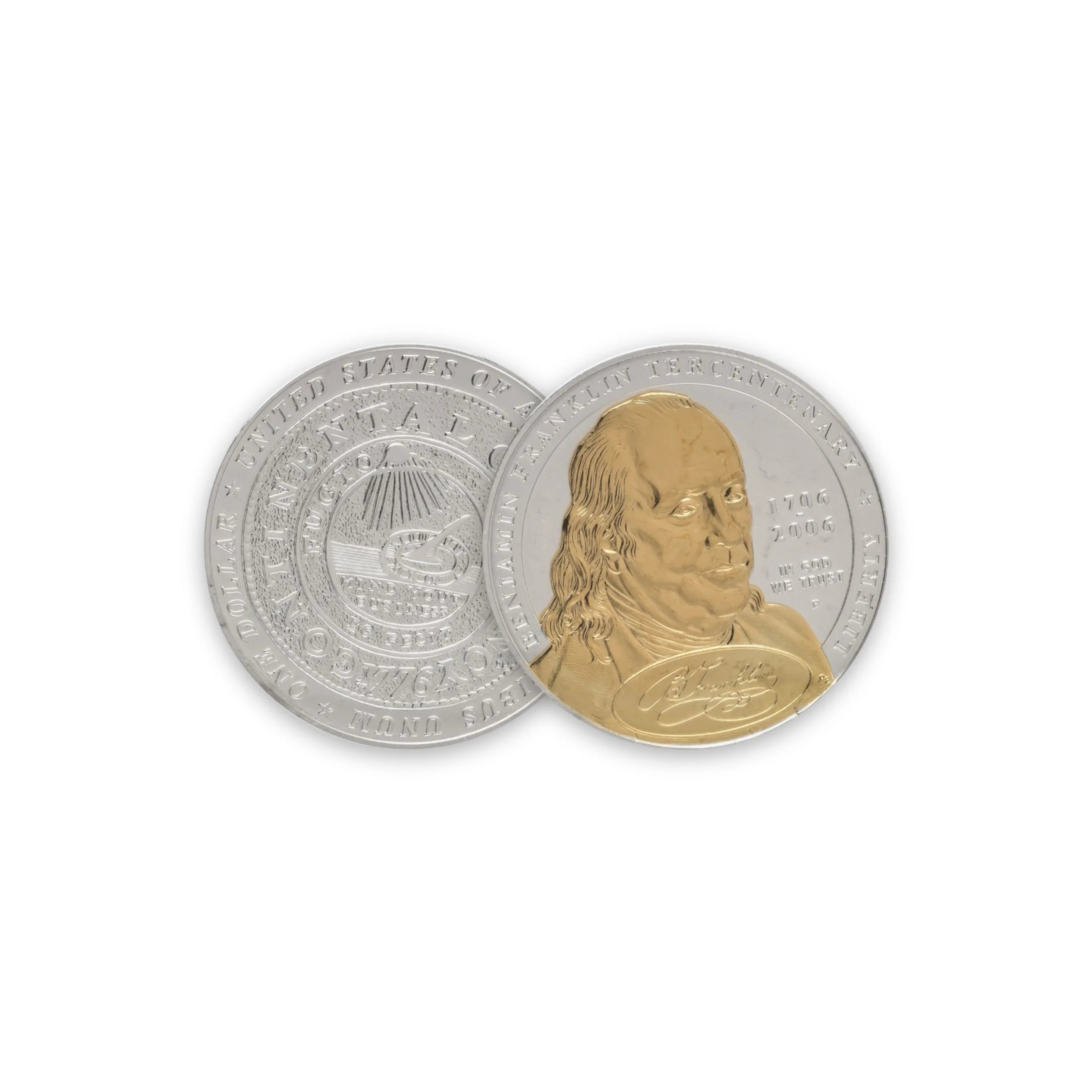 benjamin-franklin-tercentenary-2006-gold-highlighted-silver-dollar-01-composite-Mozeris-Fine-Antiques.jpg