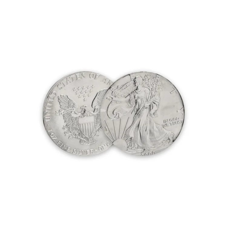 American Silver Eagle 2000 1oz Fine Silver Dollar, United States Mint Bullion Coin