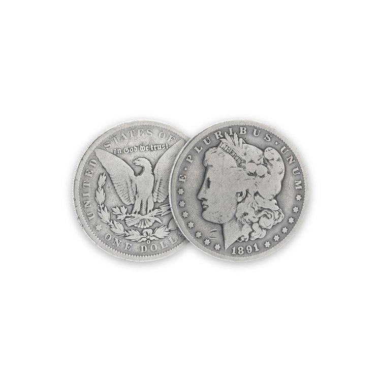Morgan Silver Dollar 1891 O New Orleans, United States Antique Silver Coin