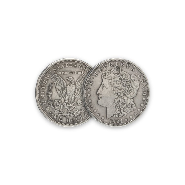 Morgan Silver Dollar 1921, Final Year of Issue United States Silver Coin