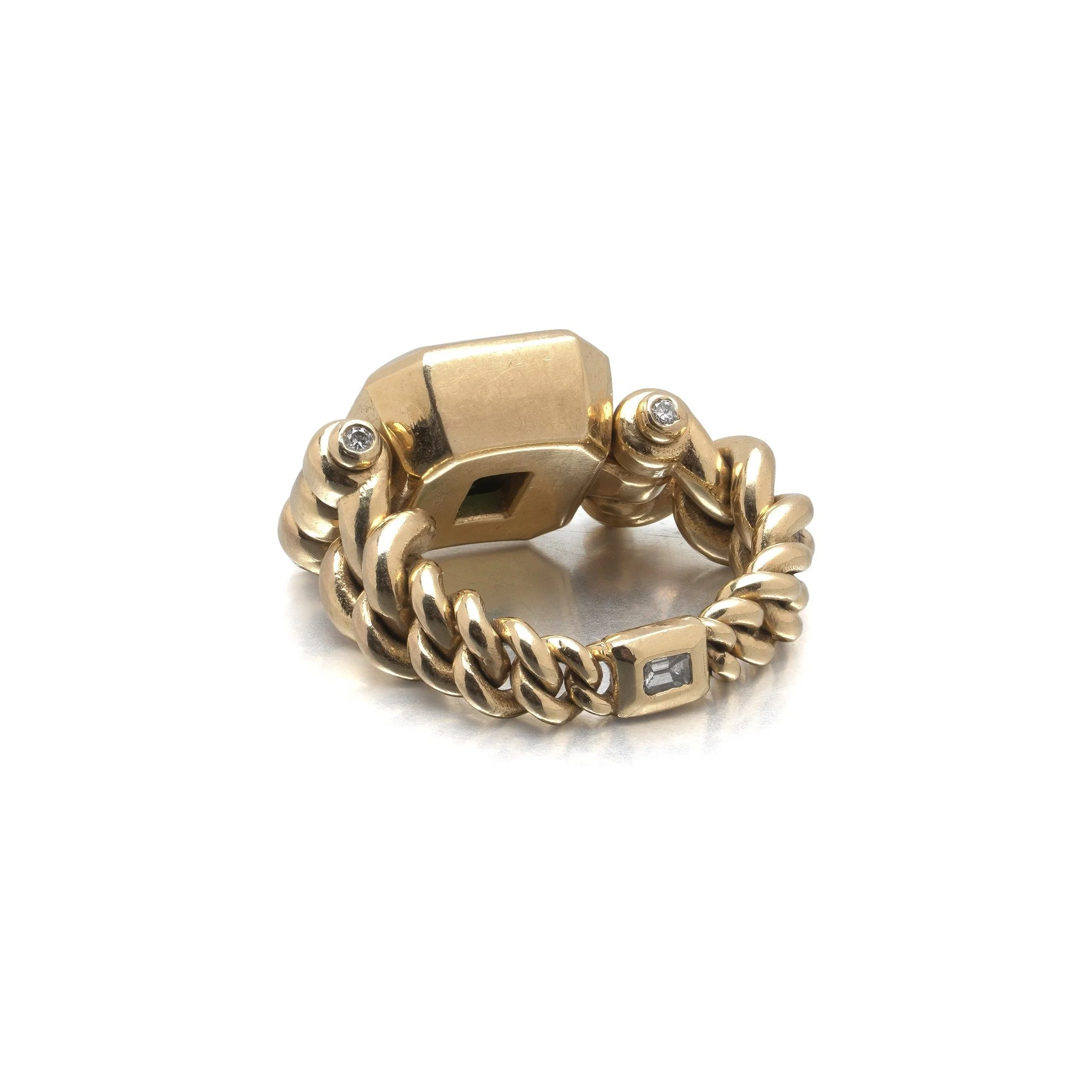 maor-18kt-gold-chain-link-ring-green-tourmaline-04-Mozeris-Fine-Antiques.jpg