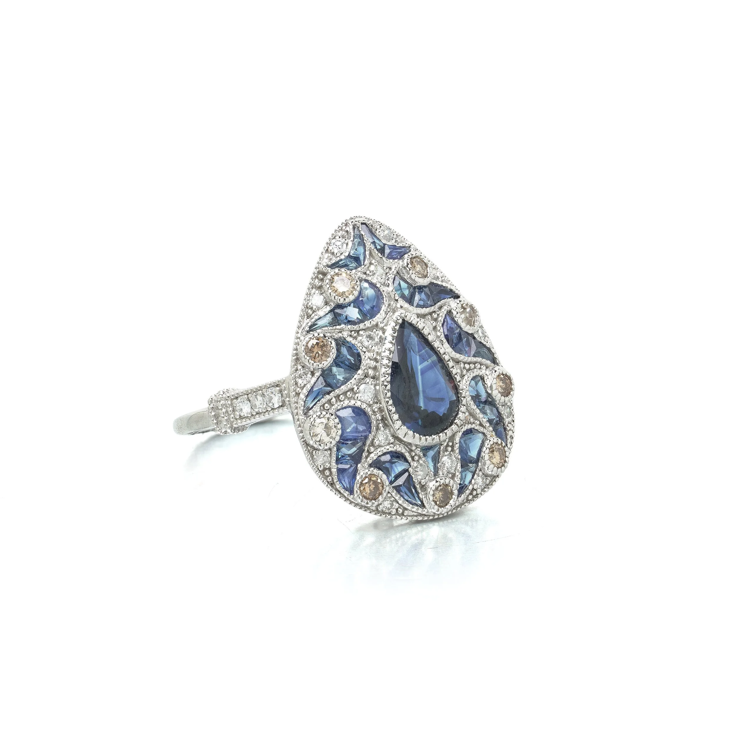 art-deco-style-platinum-sapphire-and-diamond-pear-cluster-ring-01-view1-Mozeris-Fine-Antiques.jpg