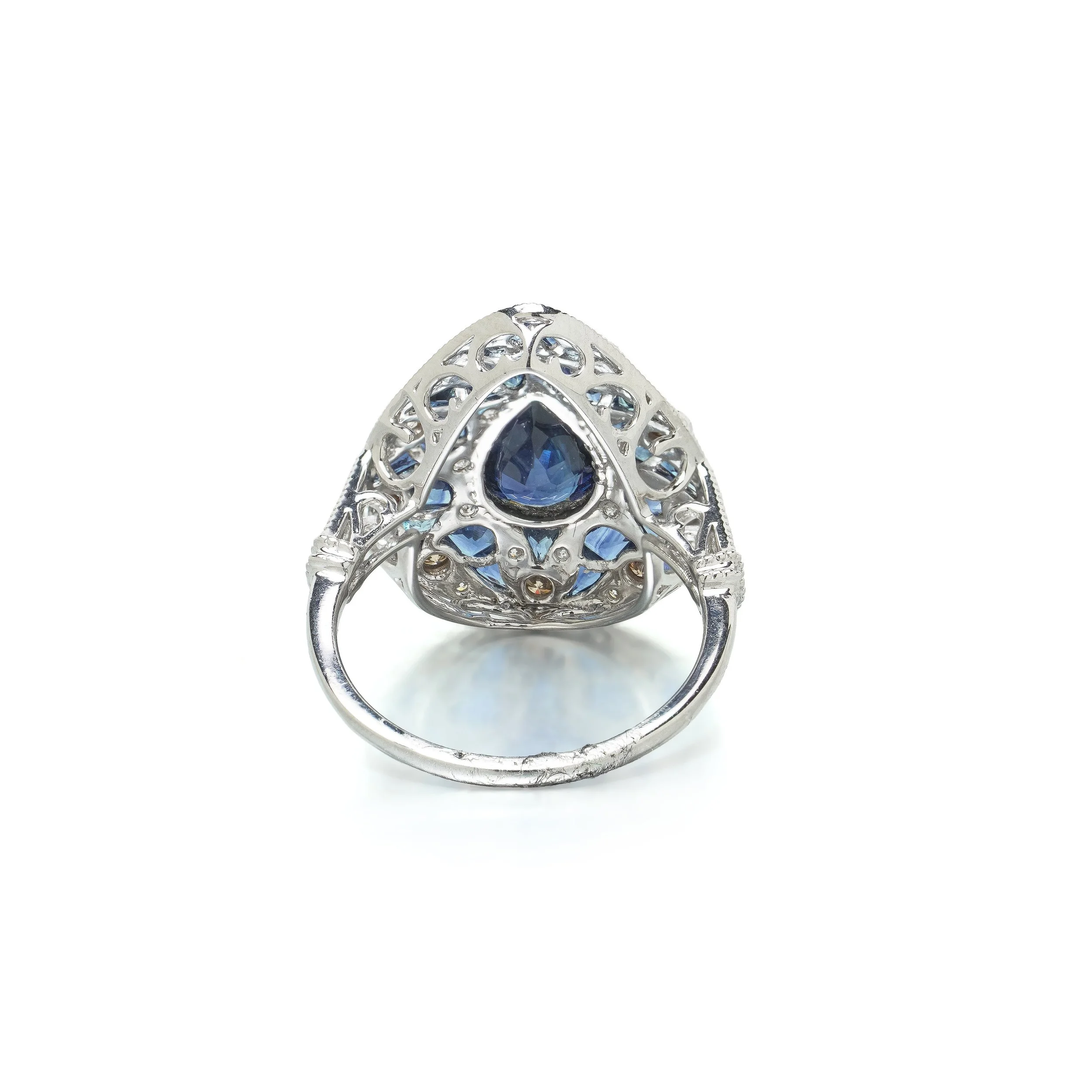 art-deco-style-platinum-sapphire-and-diamond-pear-cluster-ring-04-view4-Mozeris-Fine-Antiques.jpg