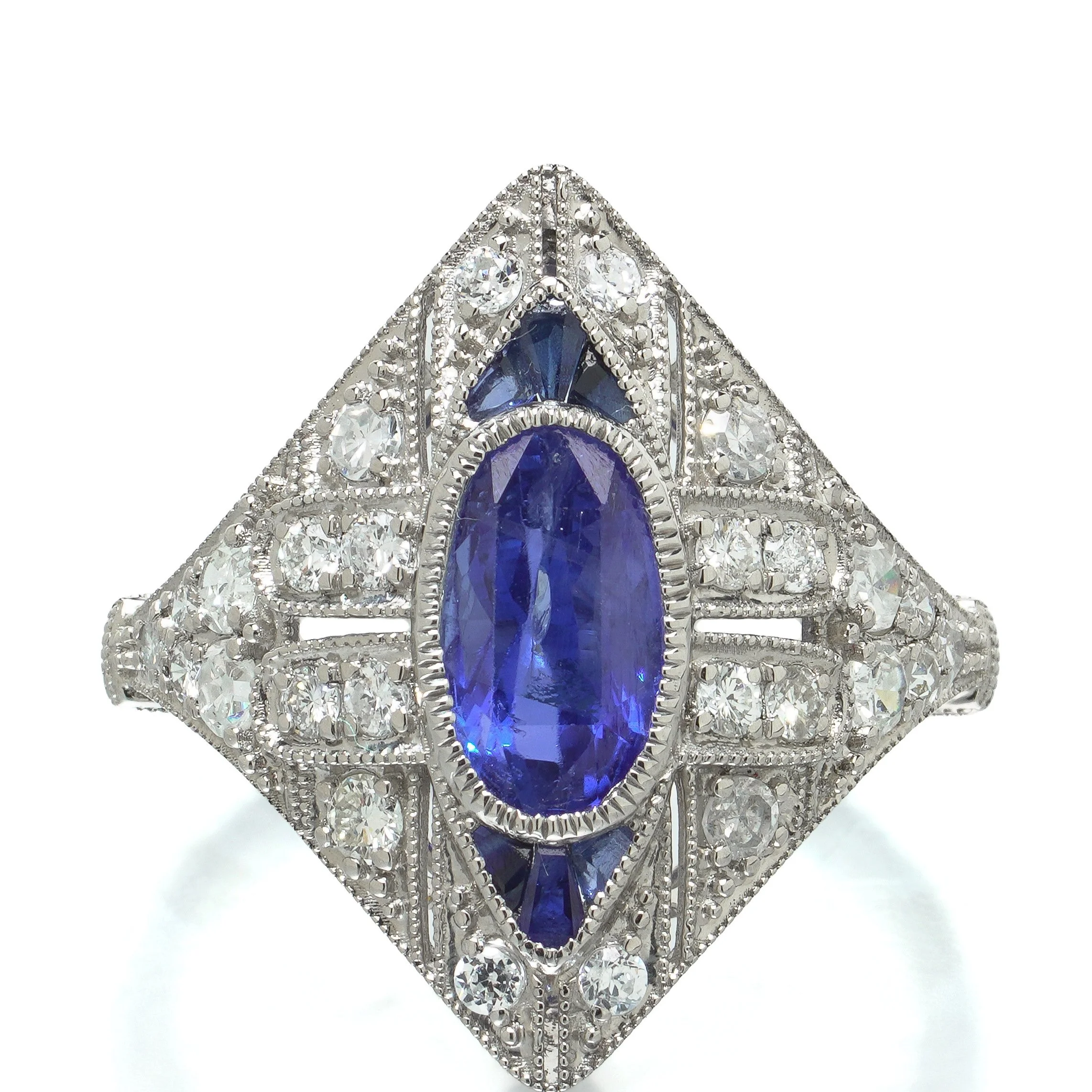 art-deco-style-platinum-184ct-sapphire-and-diamond-lozenge-ring-05-head-Mozeris-Fine-Antiques.jpg