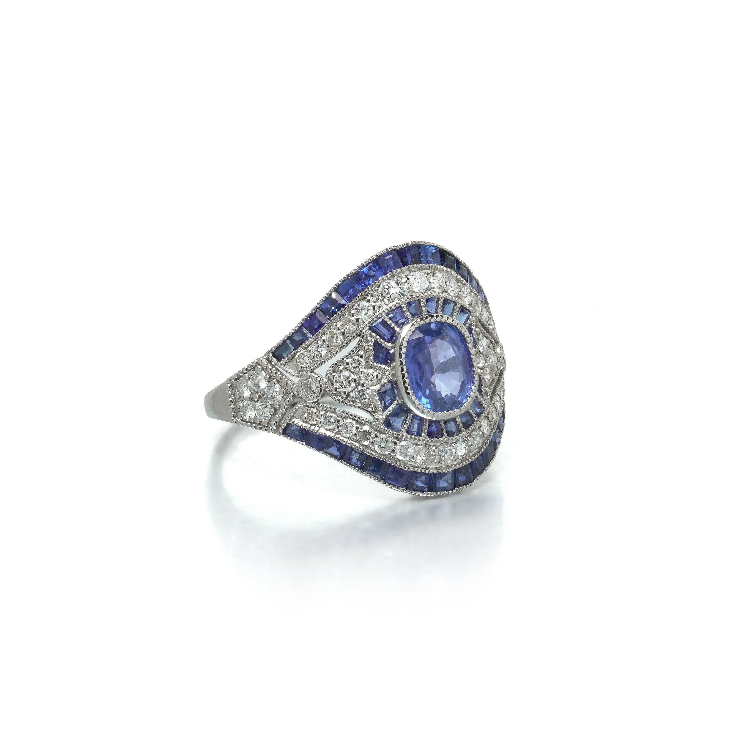 art-deco-style-platinum-109ct-sapphire-and-diamond-bombe-navette-ring-02-view2-Mozeris-Fine-Antiques.jpg