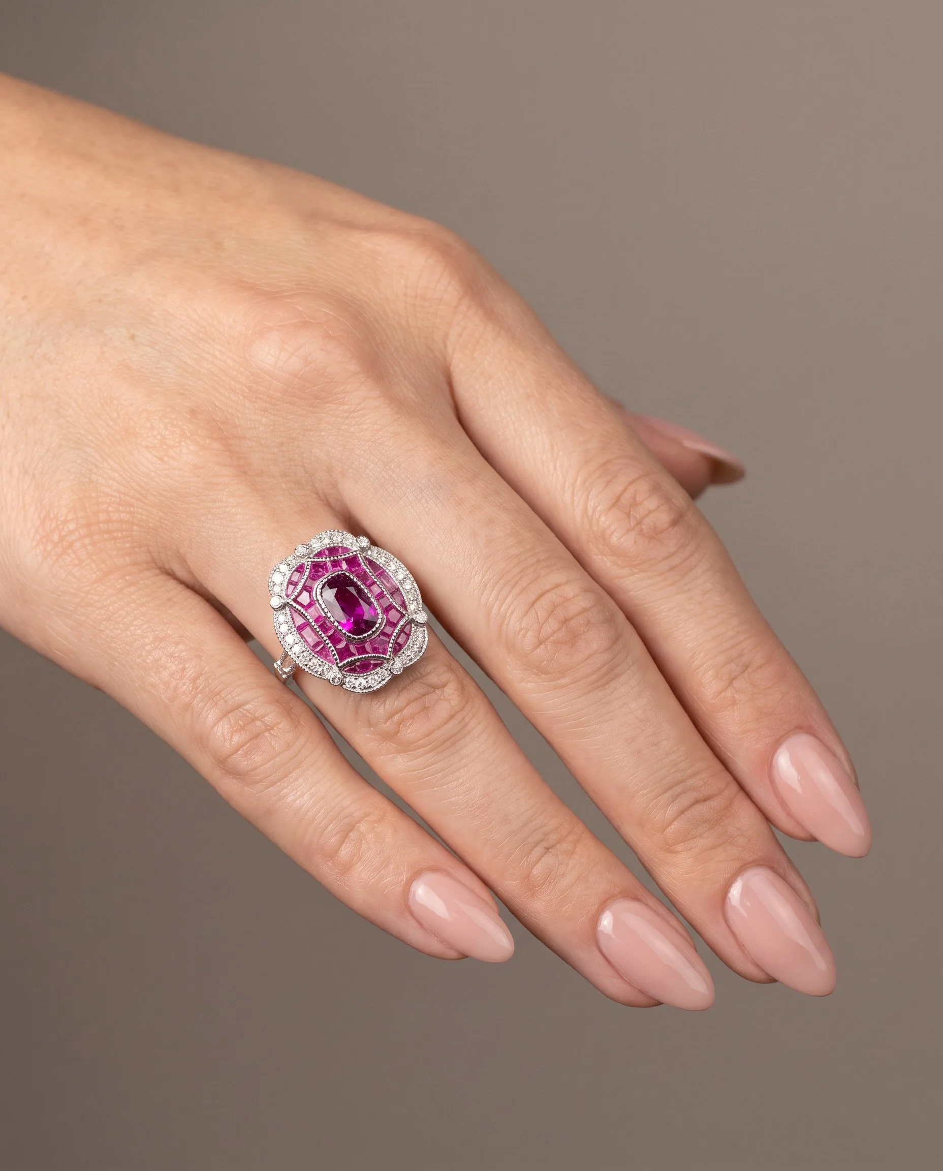 art-deco-style-platinum-burmese-ruby-and-diamond-plaque-ring-worn1-Mozeris-Fine-Antiques.jpg