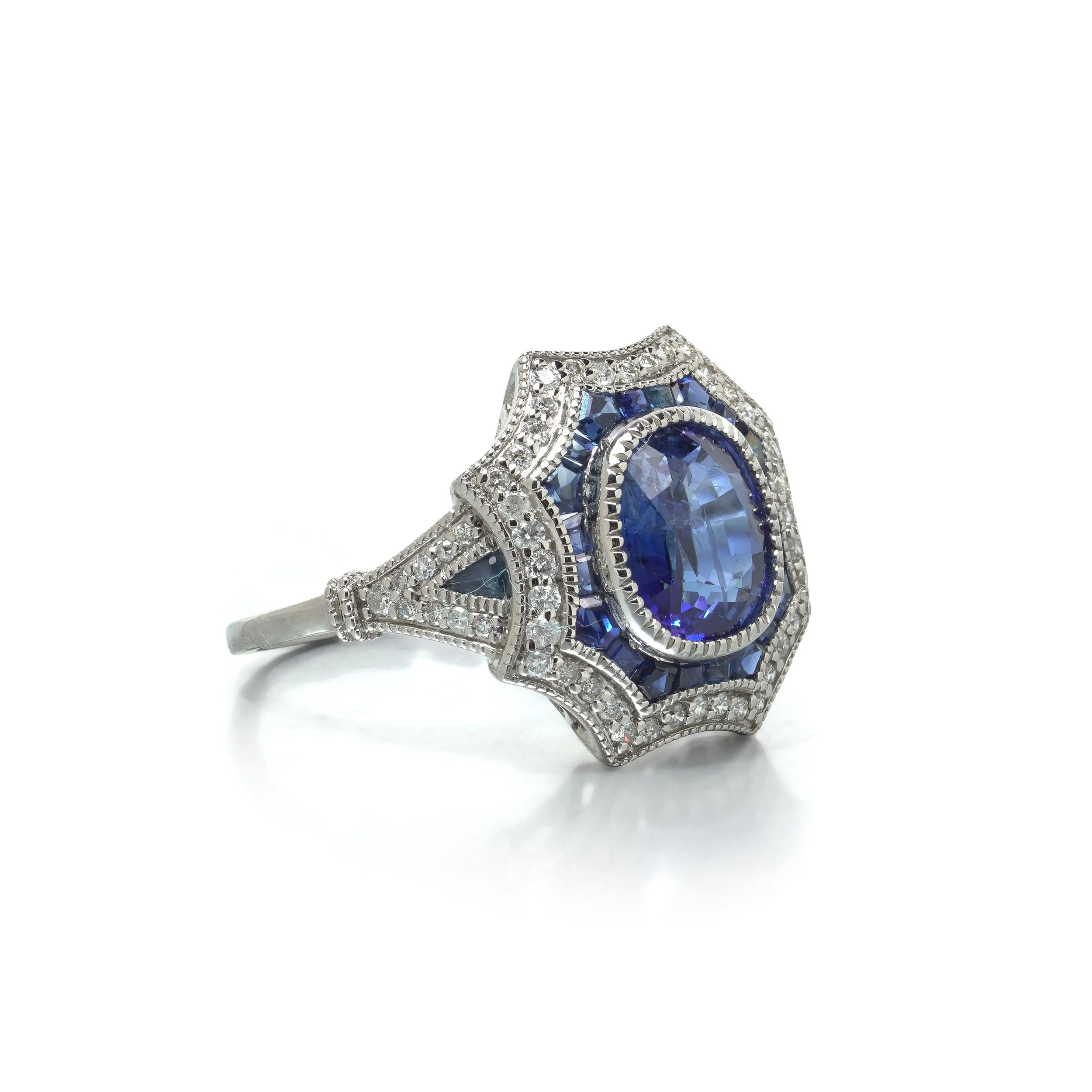 art-deco-style-platinum-256ct-sapphire-and-diamond-shield-ring-02-view2-Mozeris-Fine-Antiques.jpg
